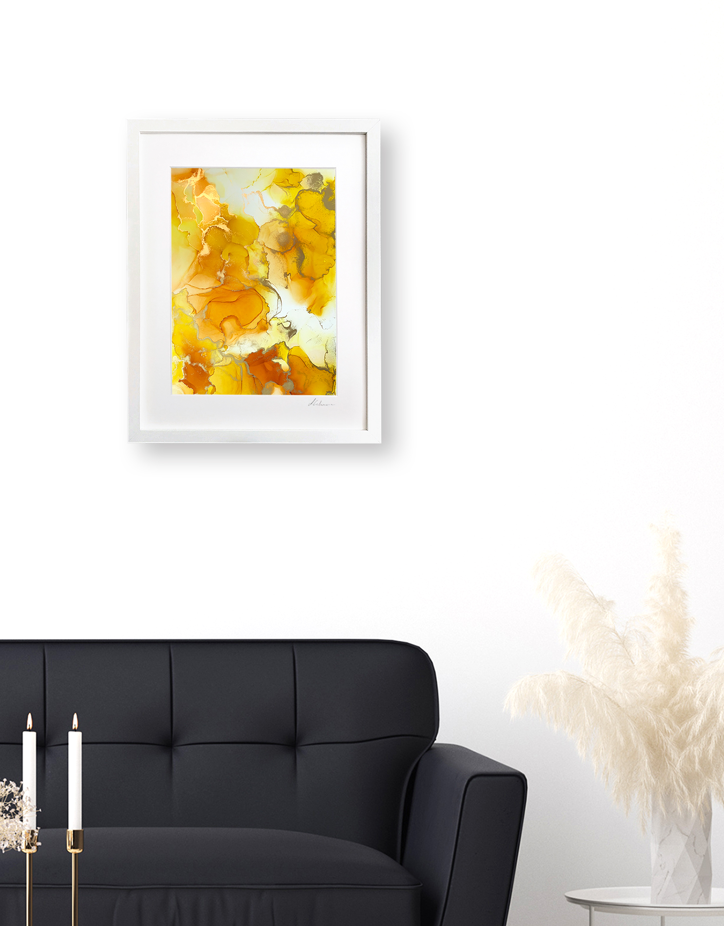 Minimalist Modern Living Room Interior Background, 3d Render