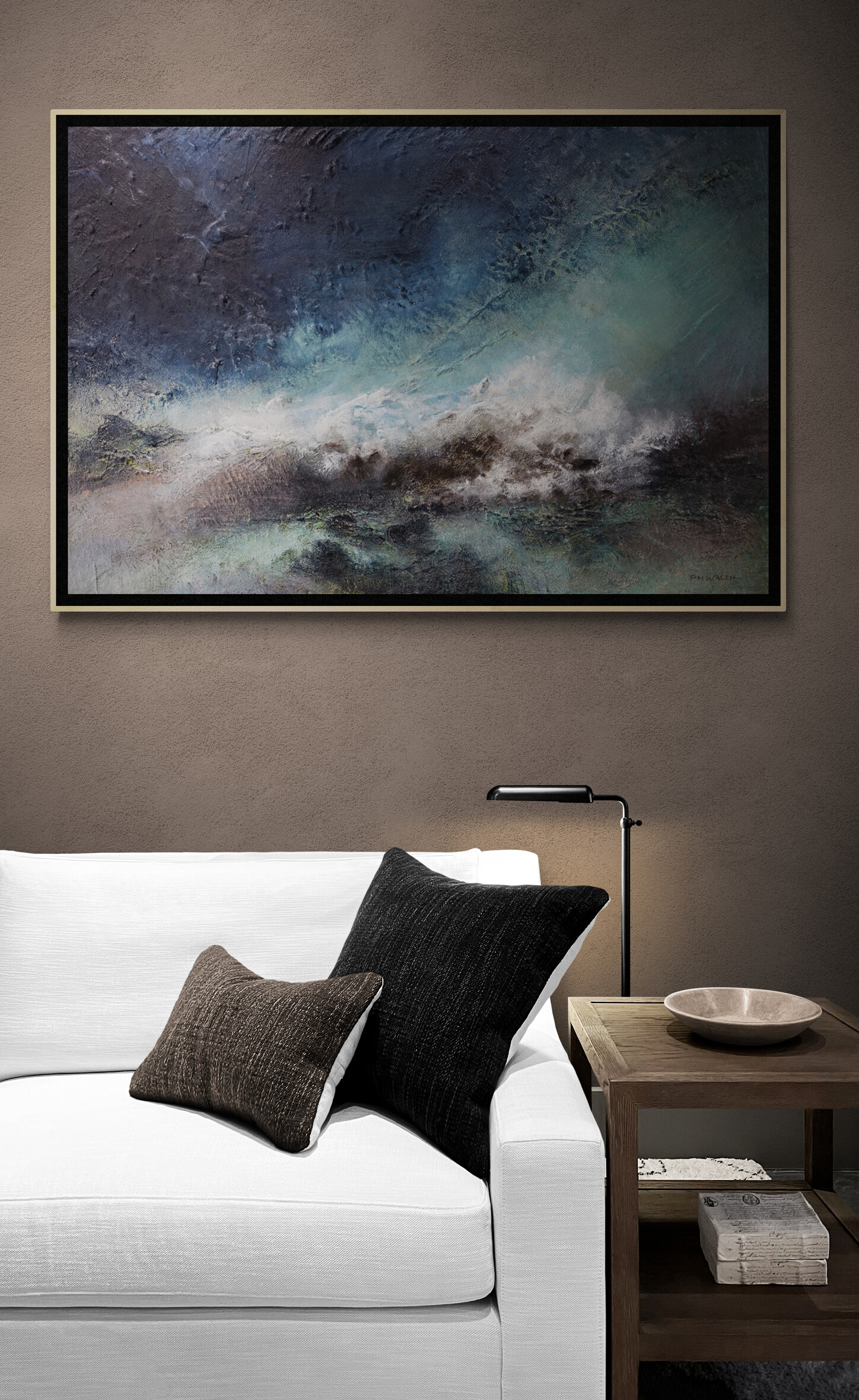 Canvy Byrons Wildside Shaded Living Room With Sofa