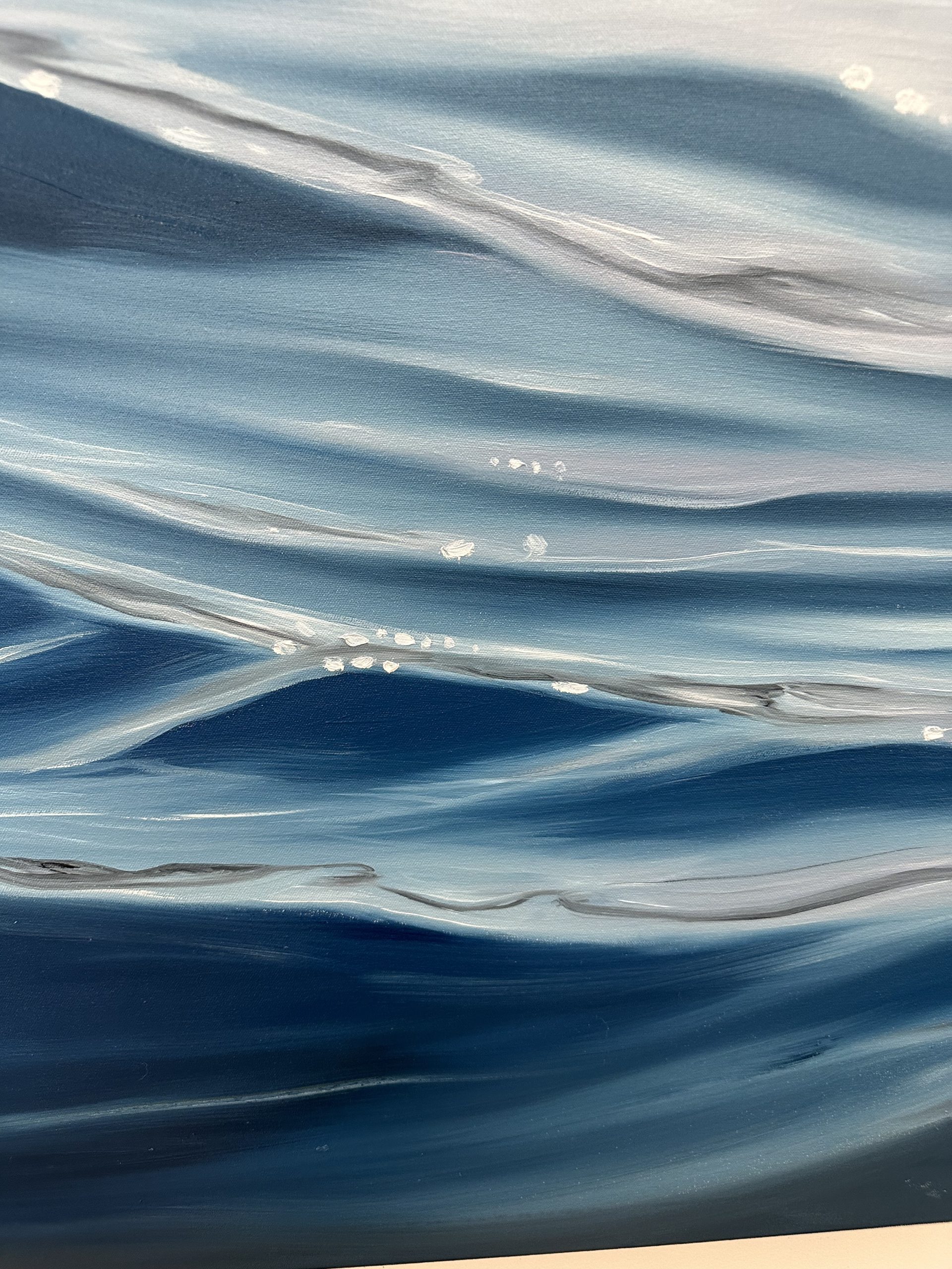 Alanah Jarvis Ocean Art Bottom Corner Close Up