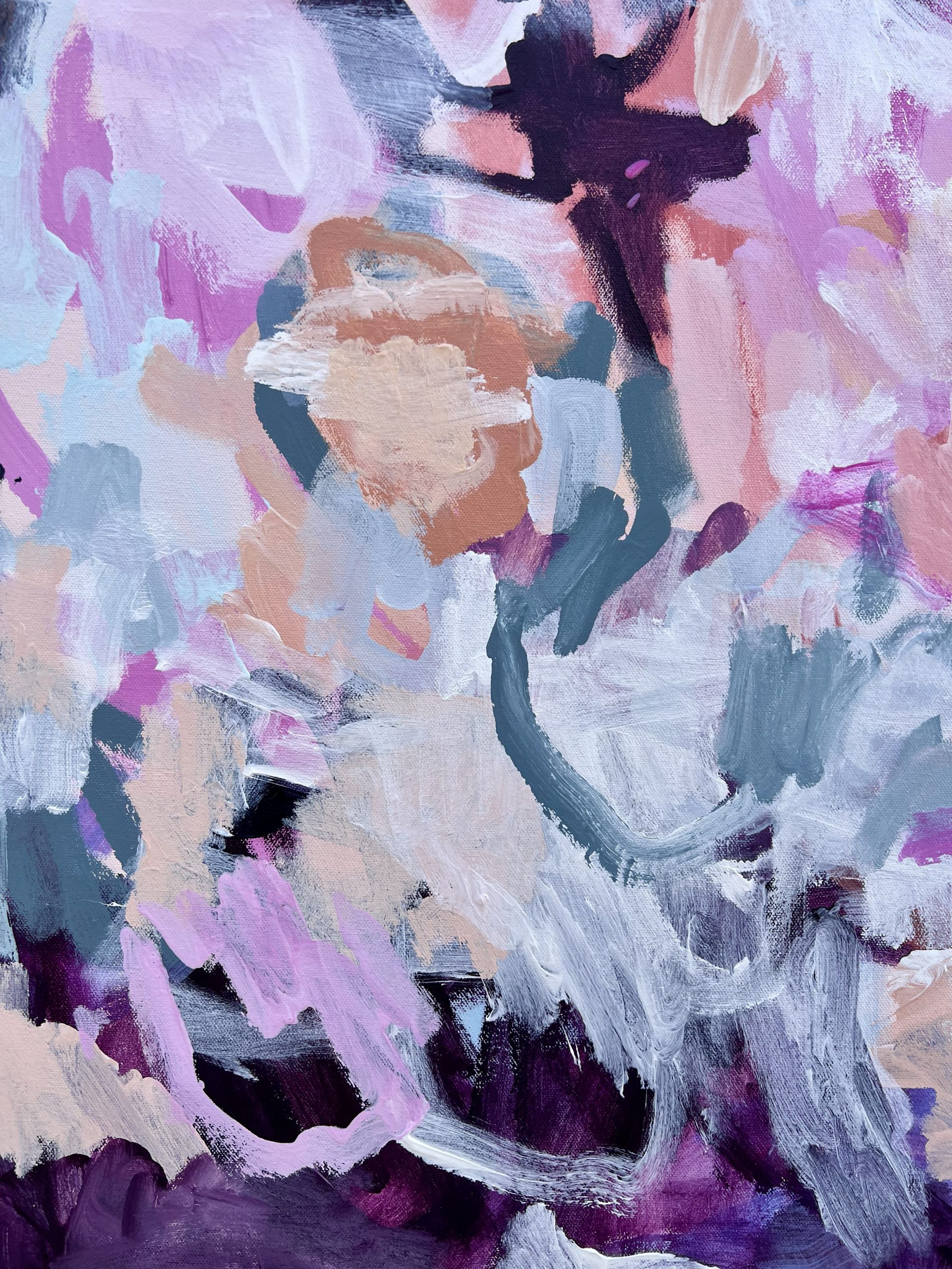 Warm Sand Perfect Summer Rebecca Koerting Australian Abstract Artist Bright Detail 2