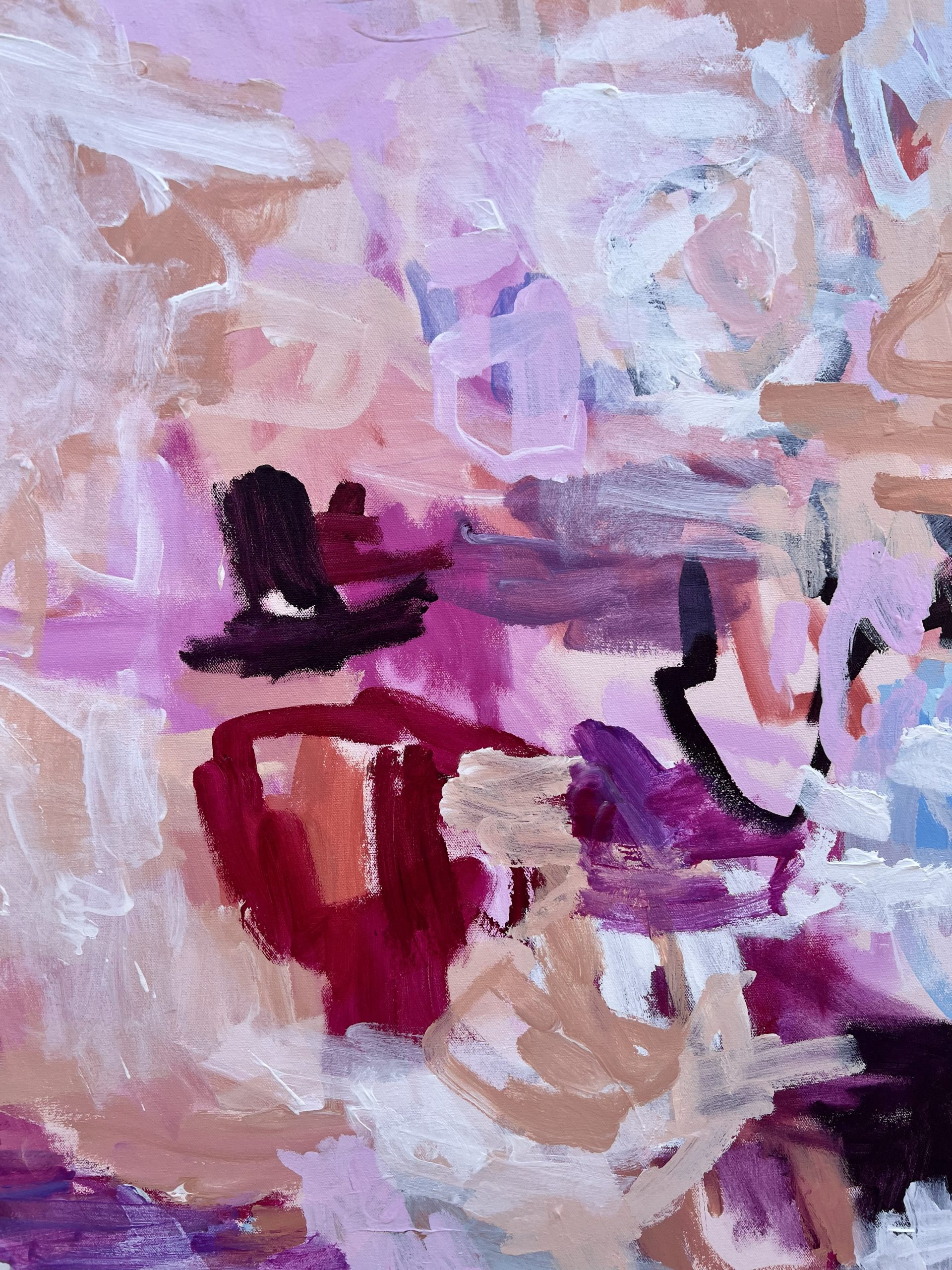 Warm Sand Perfect Summer Rebecca Koerting Australian Abstract Artist Bright Detail