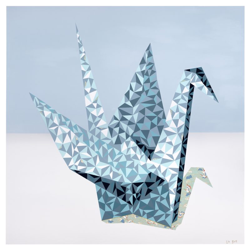 Wishful Thinking – Origami Crane (Framed)