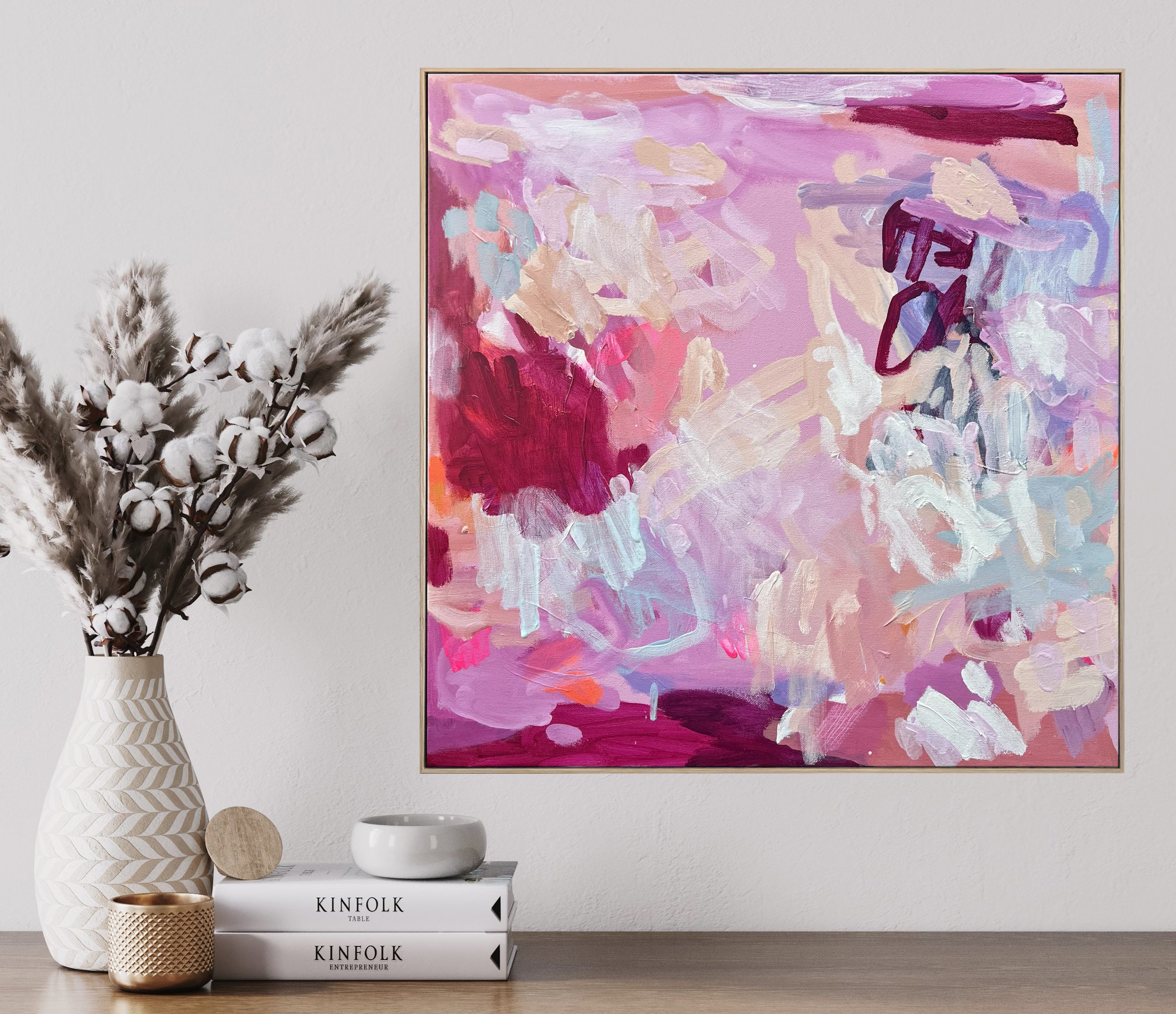 Summer Love Rebecca Koerting Modern Abstract Insitu 3