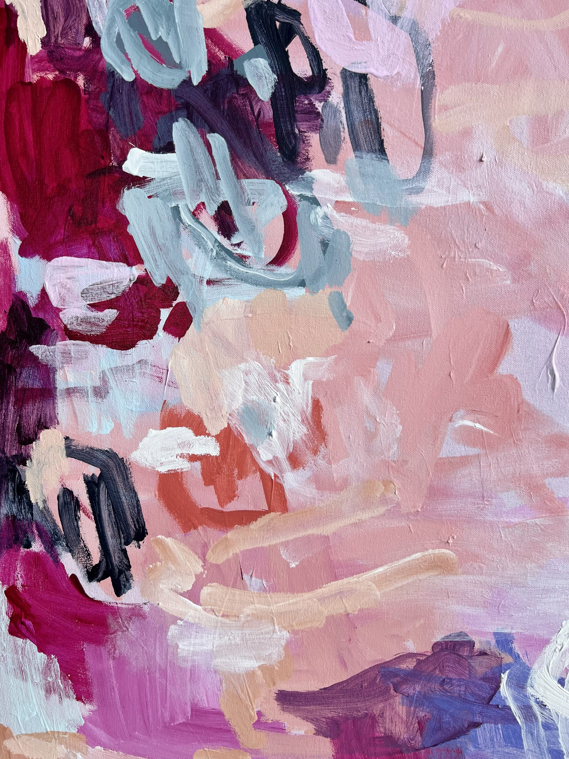 Hot Summer Sand Rebecca Koerting Australian Abstract Artist Bright Detail 1