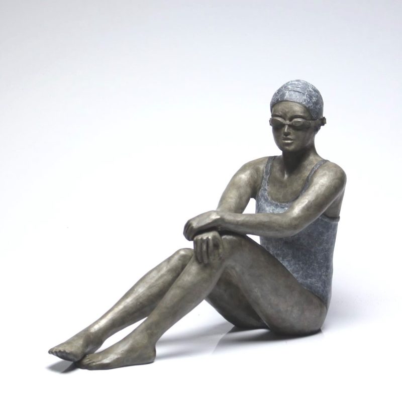 Late Afternoon – Bronze sculpture