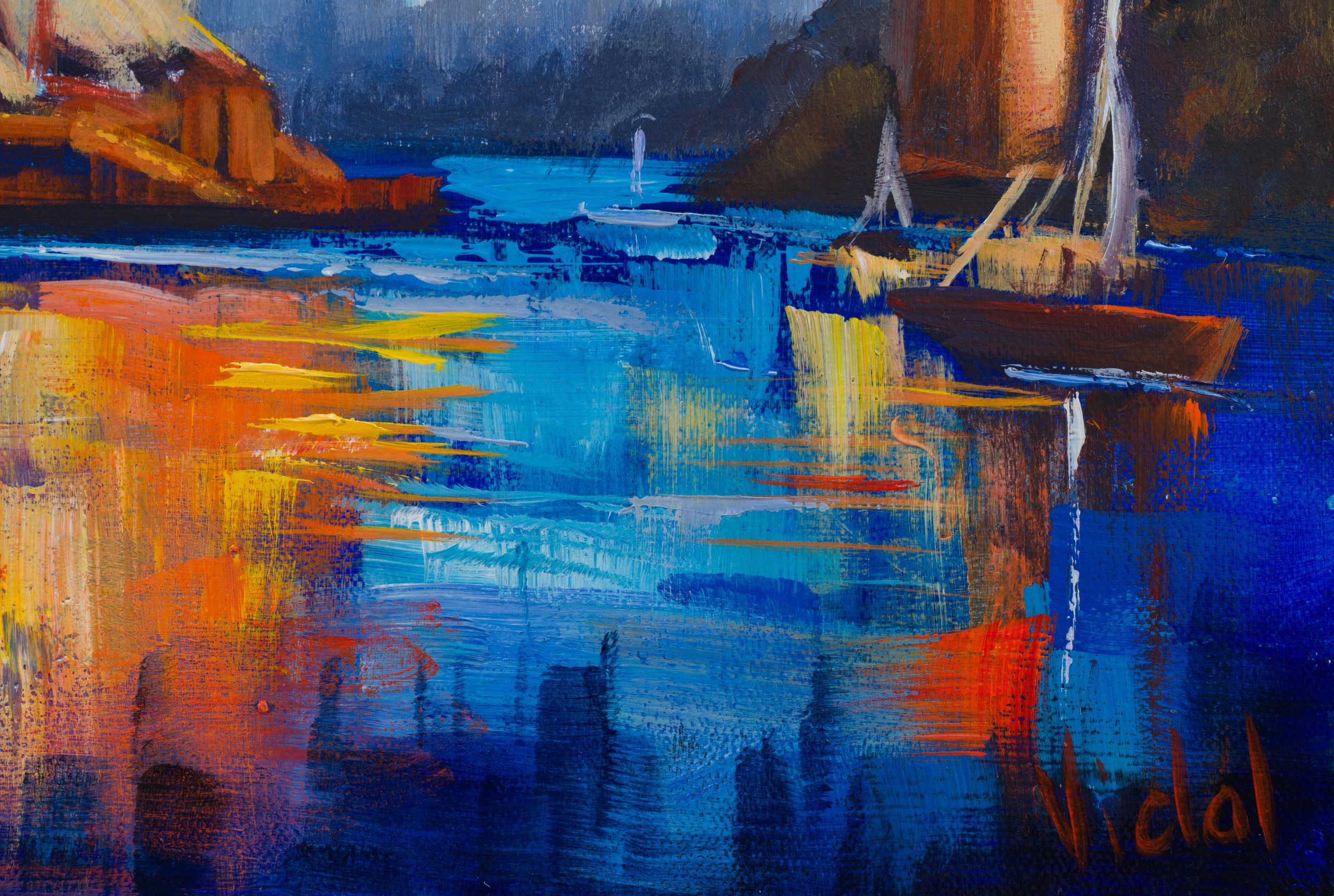 2023ap731 Sydney Harbour Abstract Sig