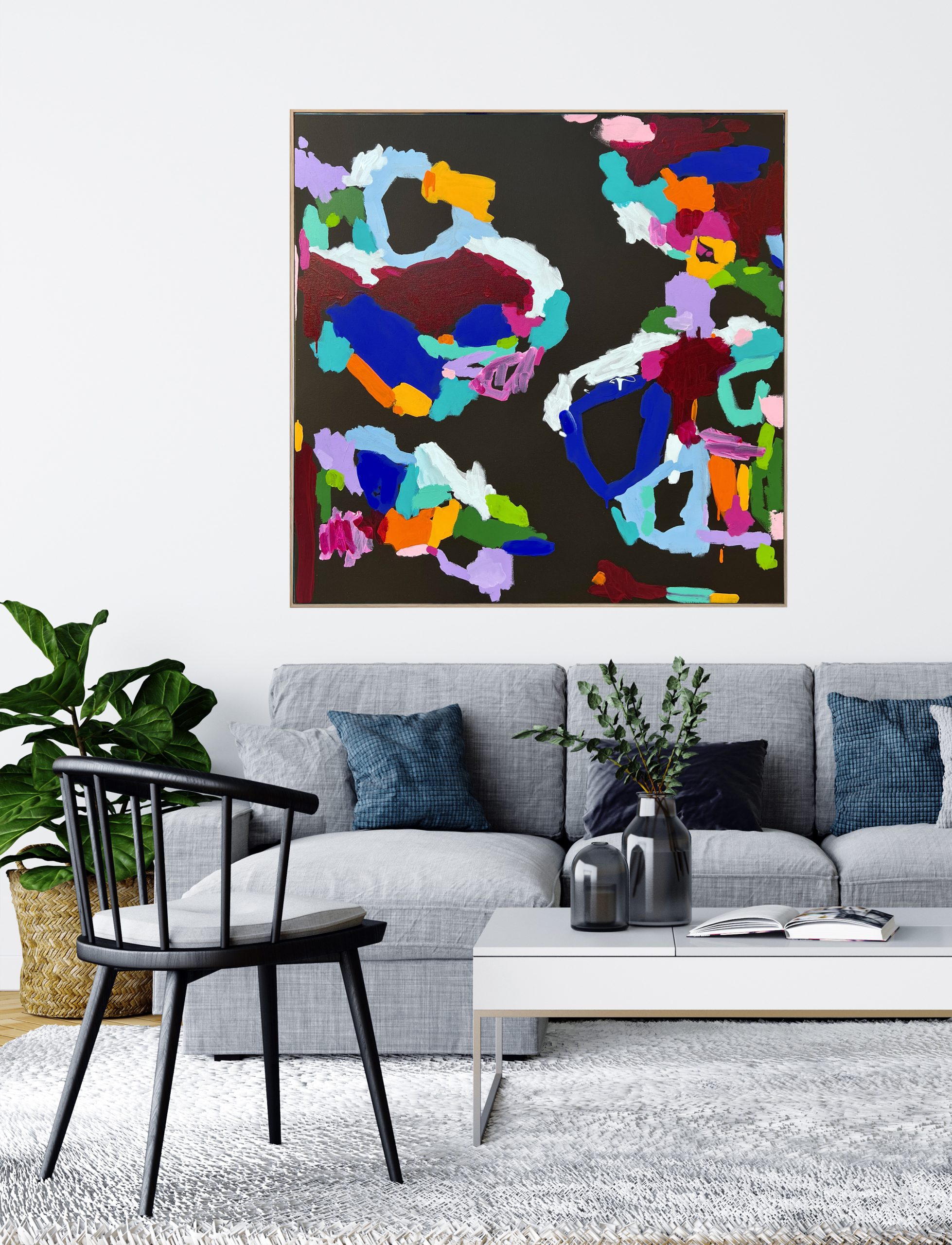 Connecting Dreams Rebecca Koerting Modern Abstract Insitu 1 Crop 