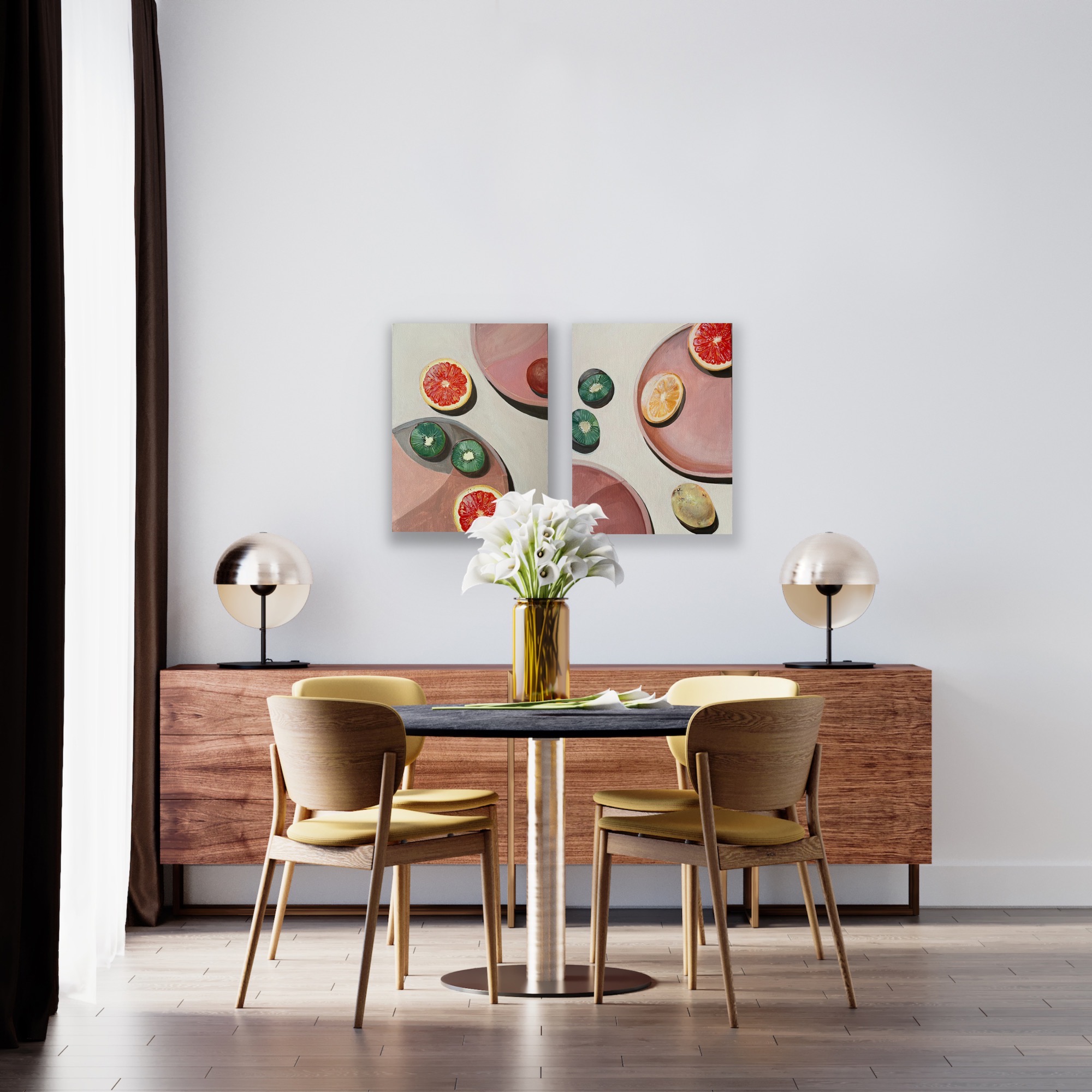 Vanessa Maver Still Life Fruity Pair 05