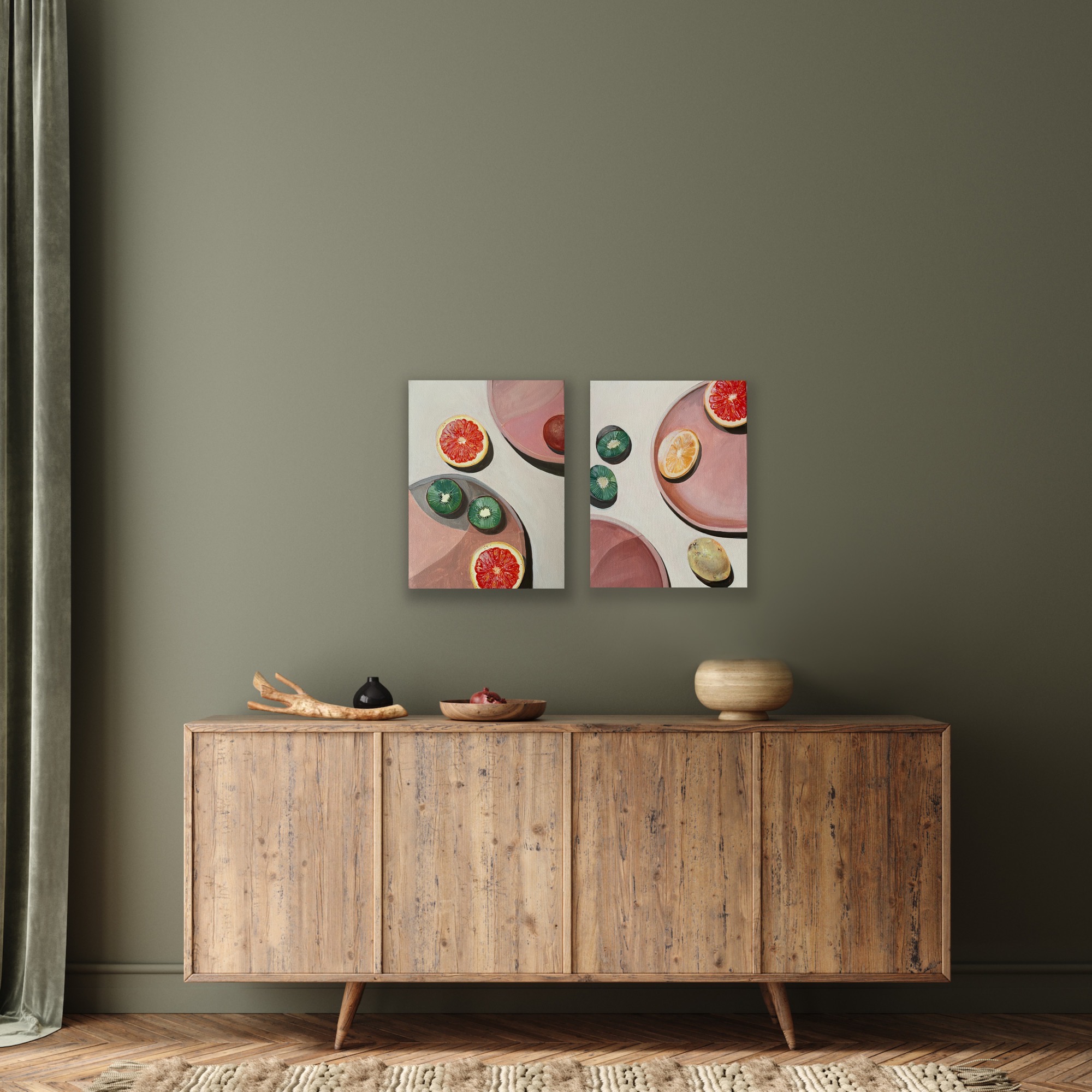 Vanessa Maver Still Life Fruity Pair 06