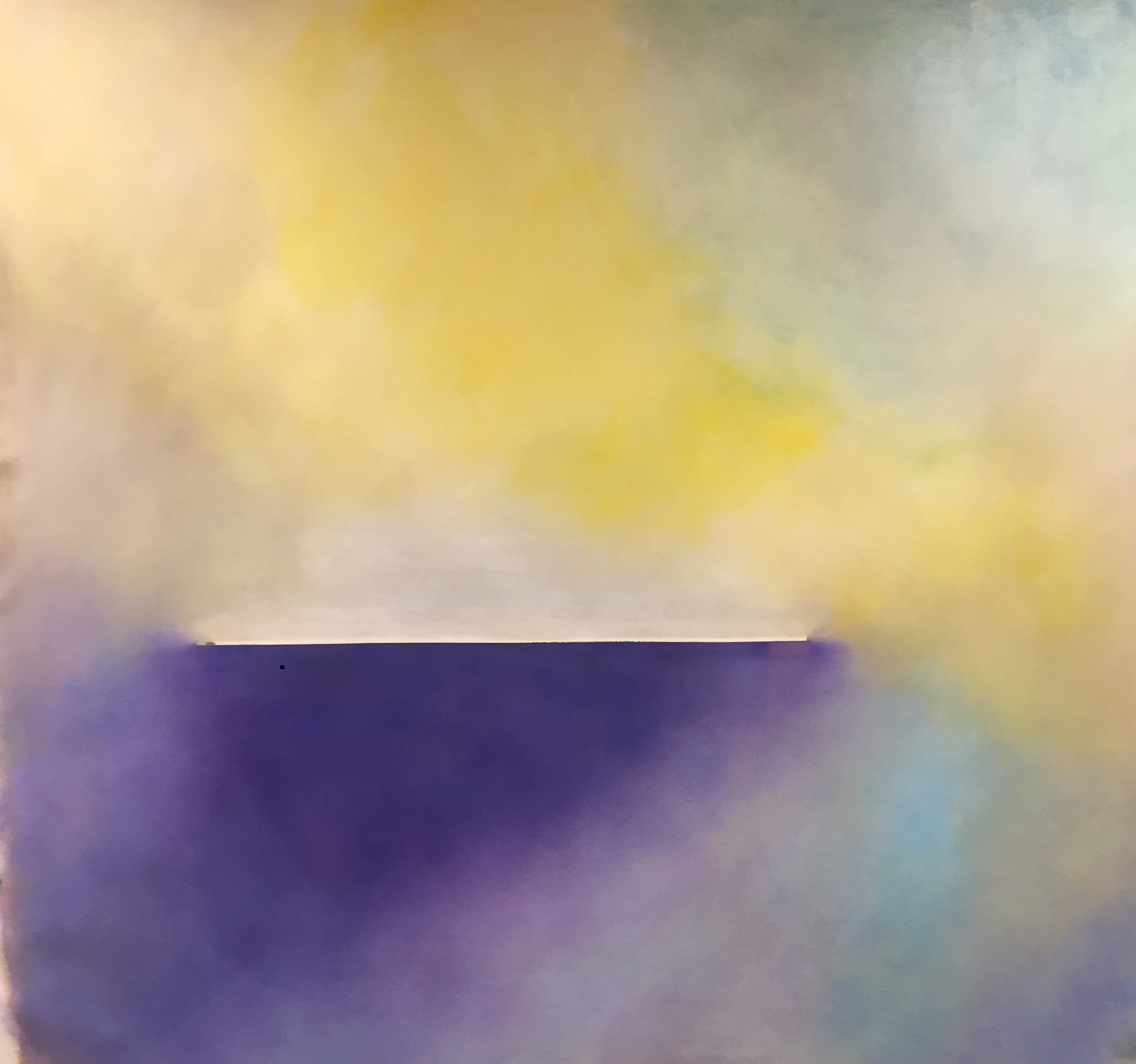 2020 Colour Field Line Interruption #2 Crome