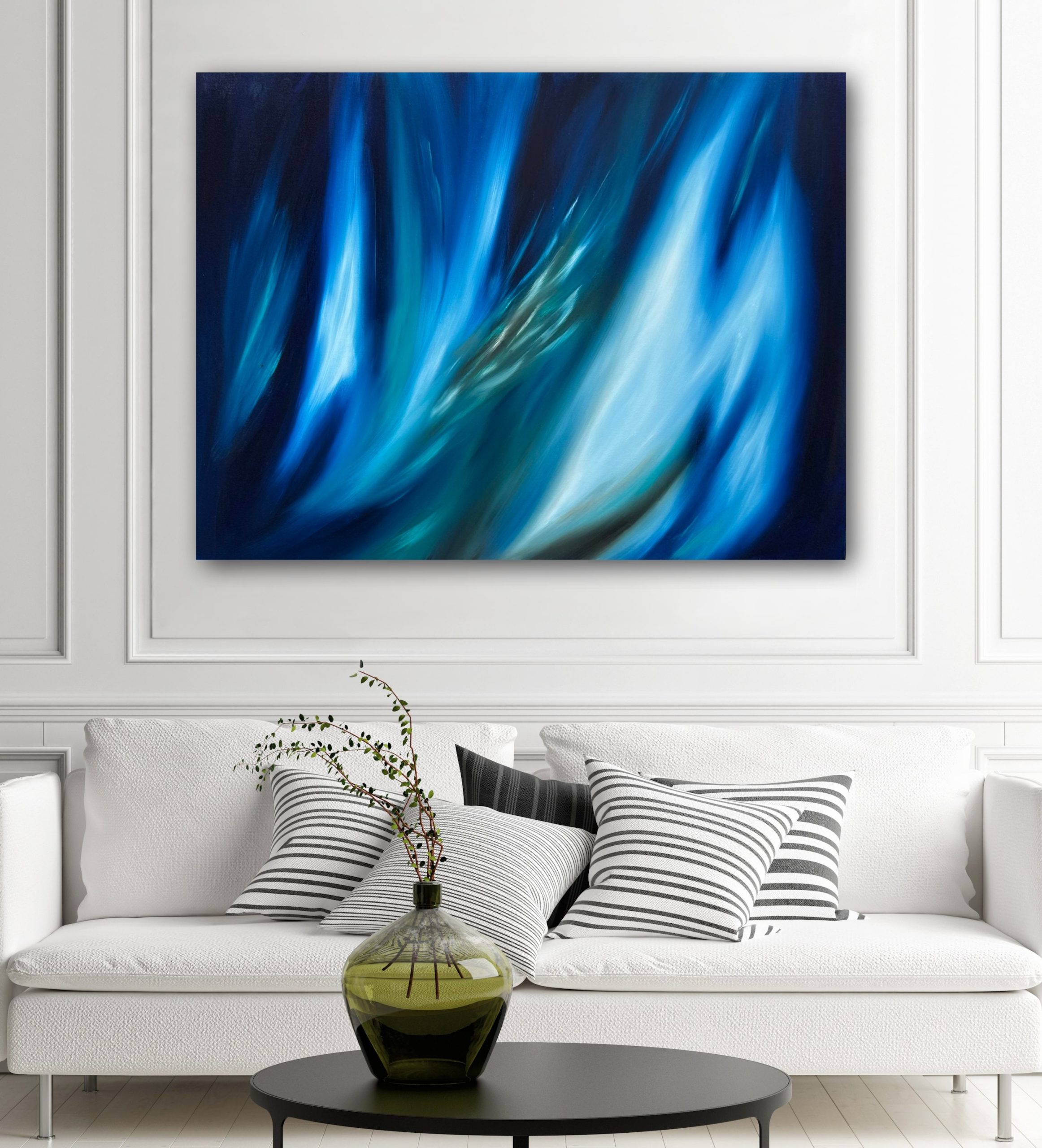 White Interior Alanah Jarvis Abstract Art