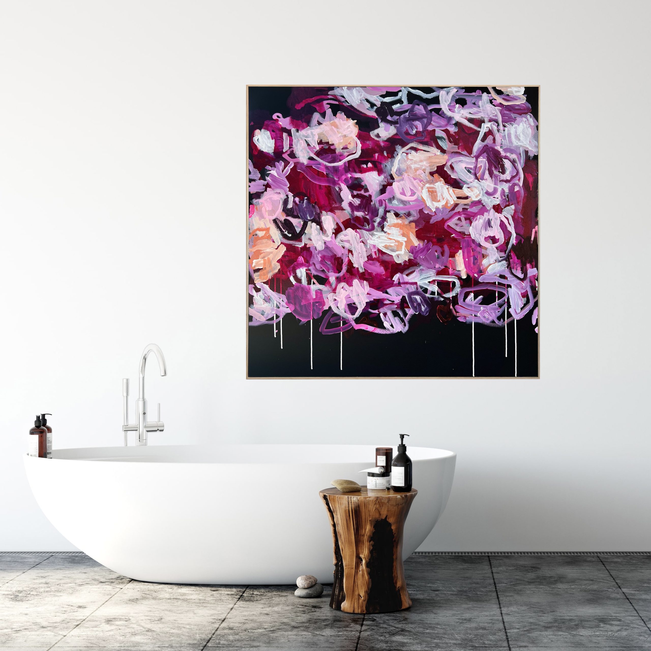 Chance Meeting Rebecca Koerting Australian Abstract Artist Insitu 24 Copy