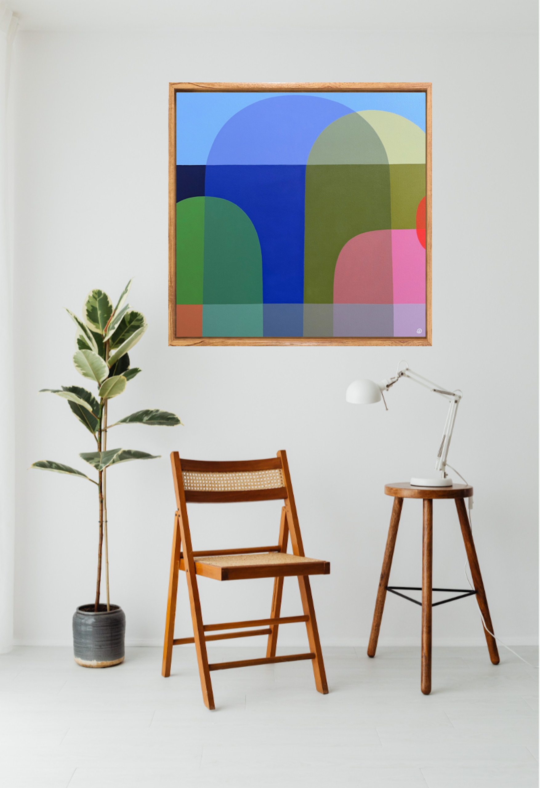 Charlotte De Pace Peninsula Way Above Chair Art Lovers Australia