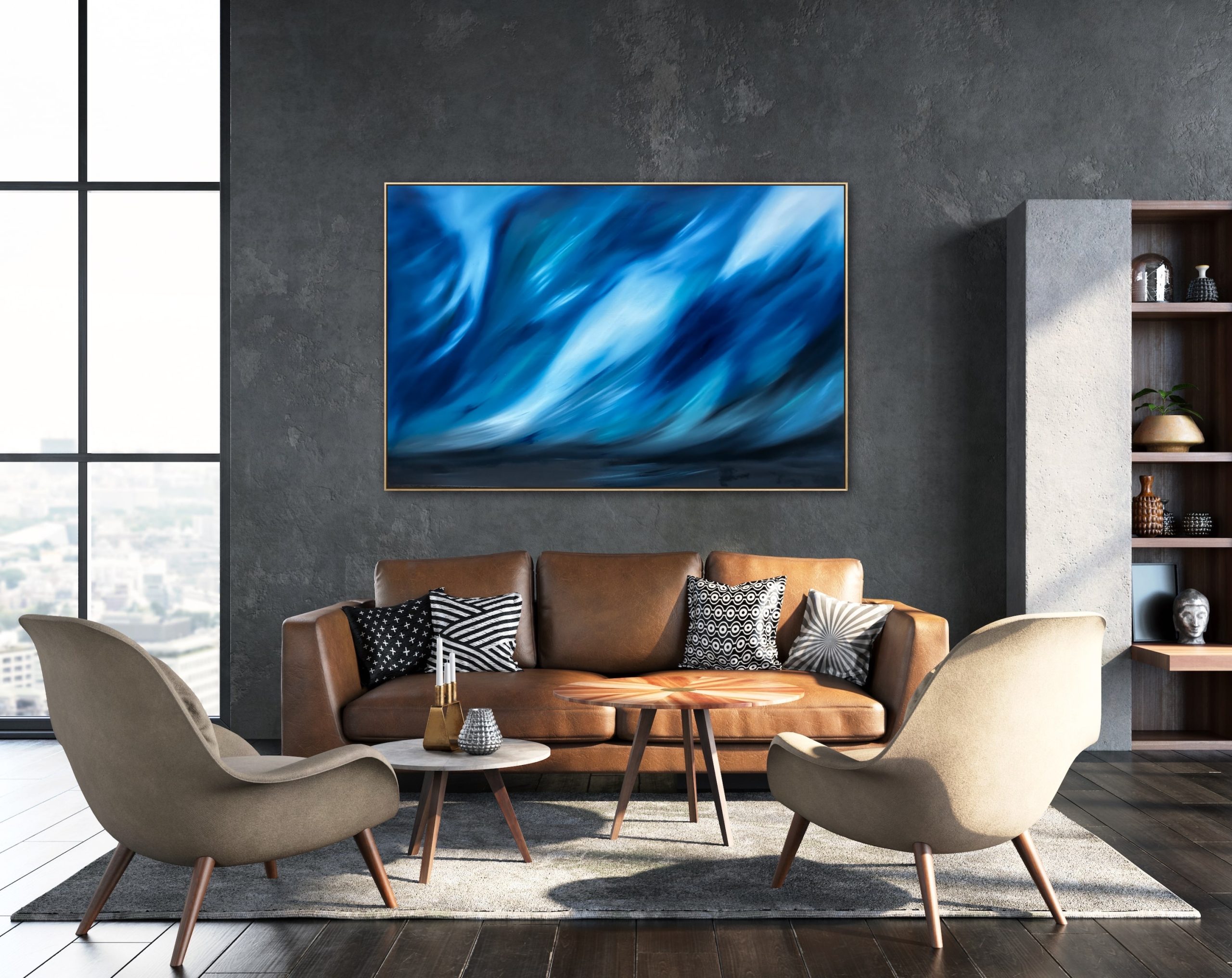 Alanah Jarvis Abstract Art Apartment Living