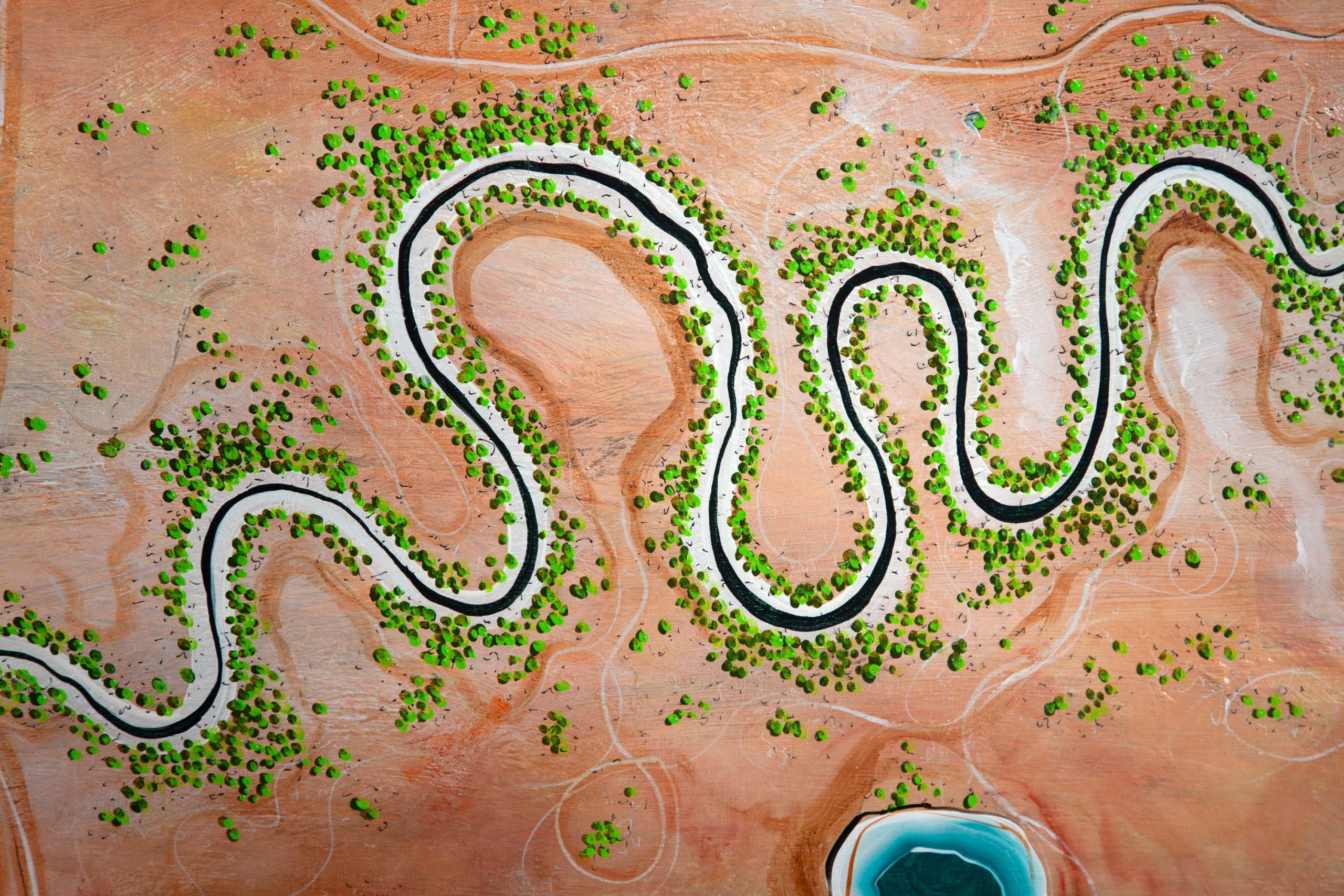 Tania Chanter Meandering To The Inlet Of Hope Detail