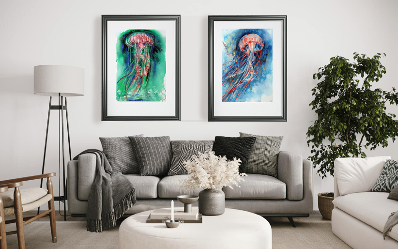 Two Jelly Fish Insitu