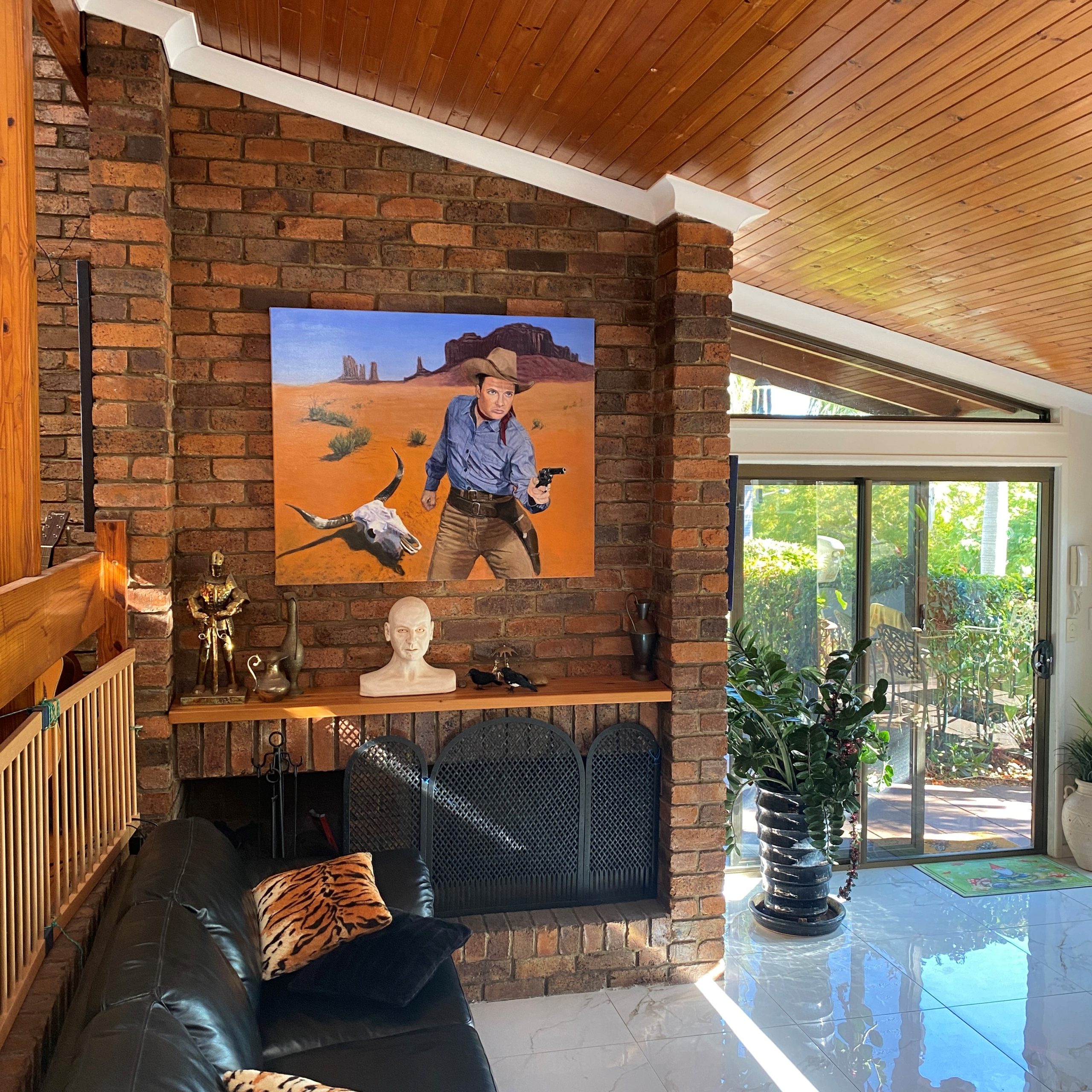 Desert Showdown On Wall