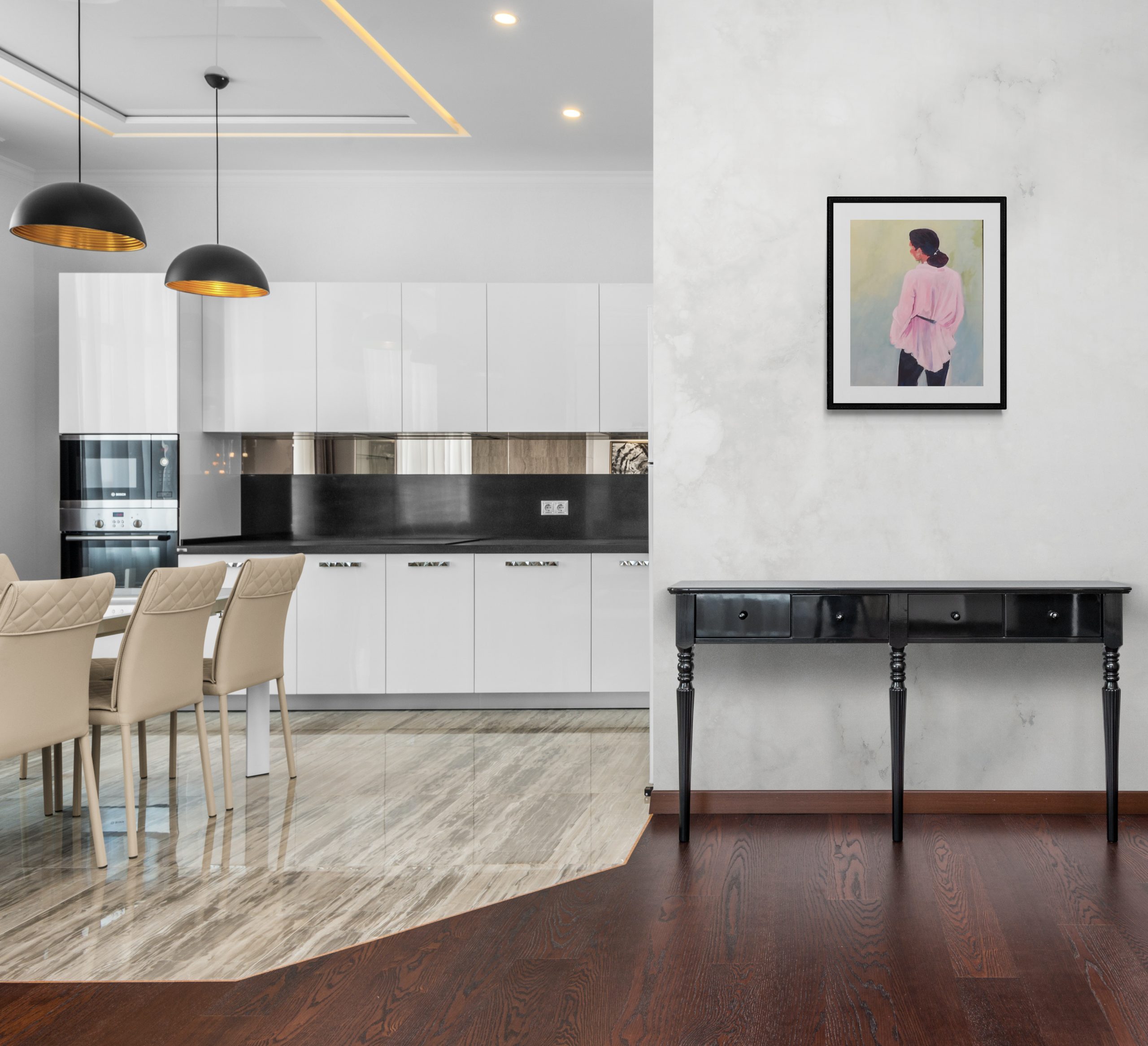 Vintage Cabinet Next To Kitchen (1)