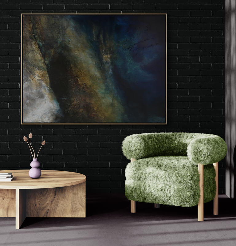 Canvy Hidden Gem Landscape Minimal Industrial Style Living Room