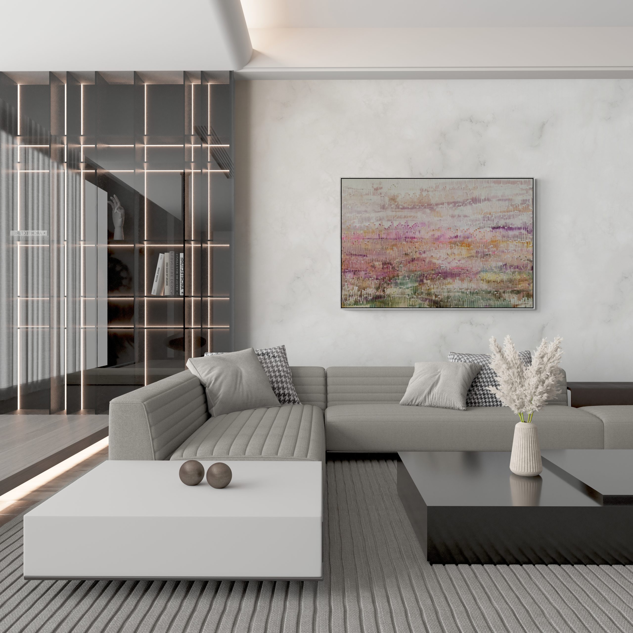 Modern Living Room With Large Sofa (1)