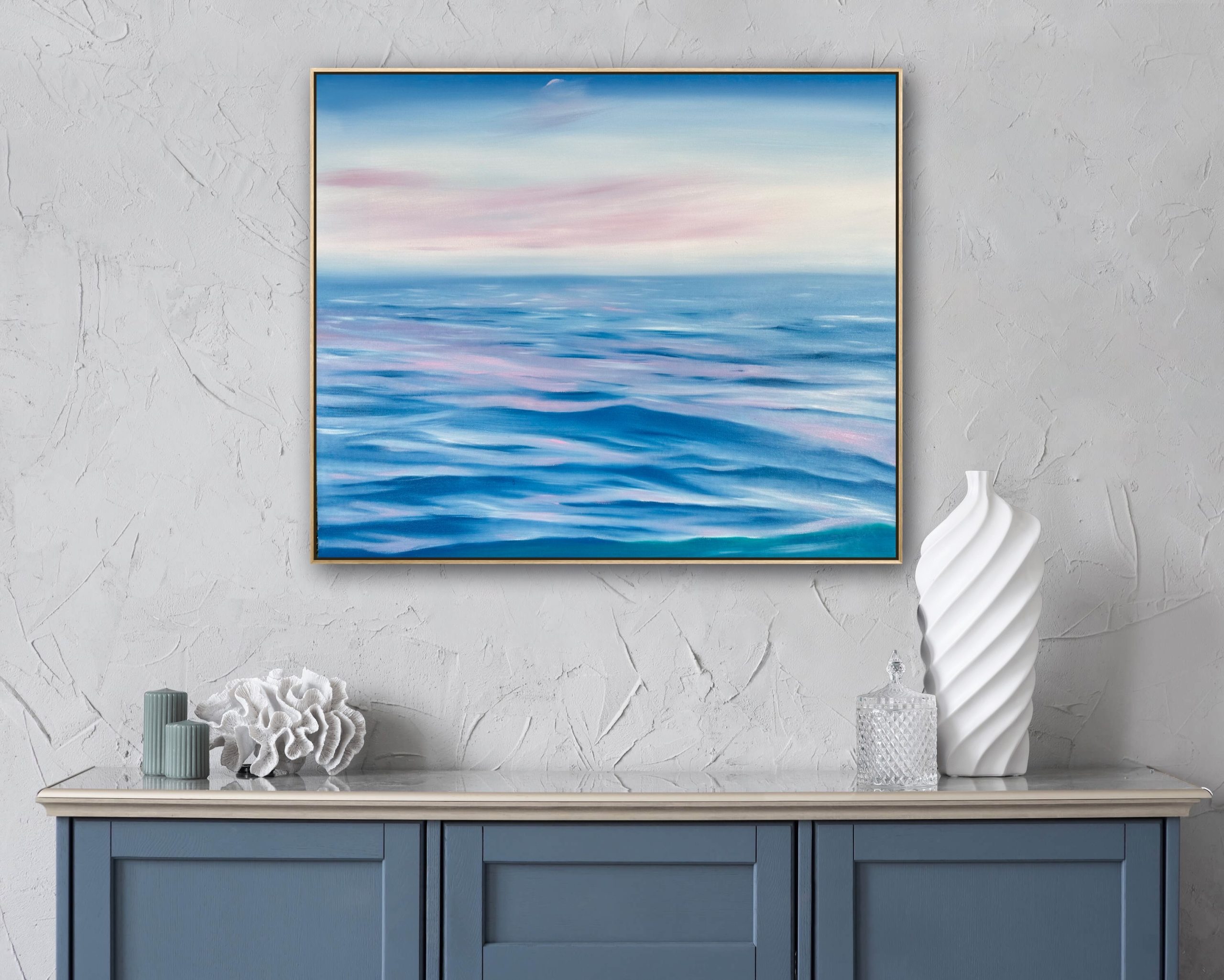 Alanah Jarvis Ocean Art Side Board Painting