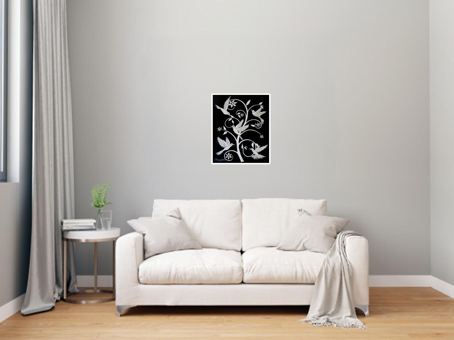 Birds And Blooms(no.16) In Situ 2