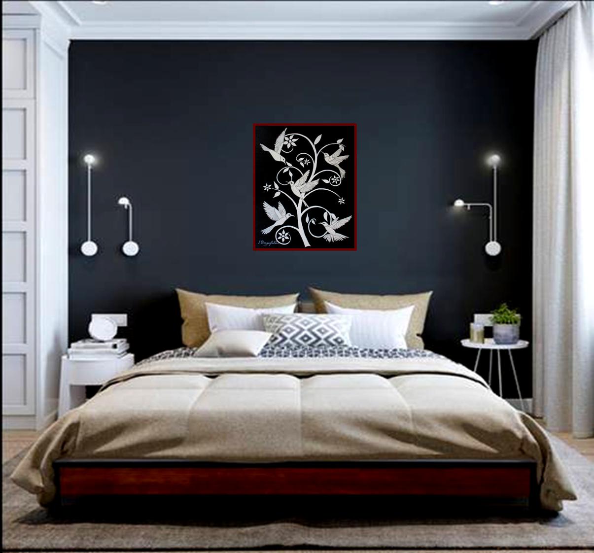 Birds And Blooms(no.16) In Situ 5