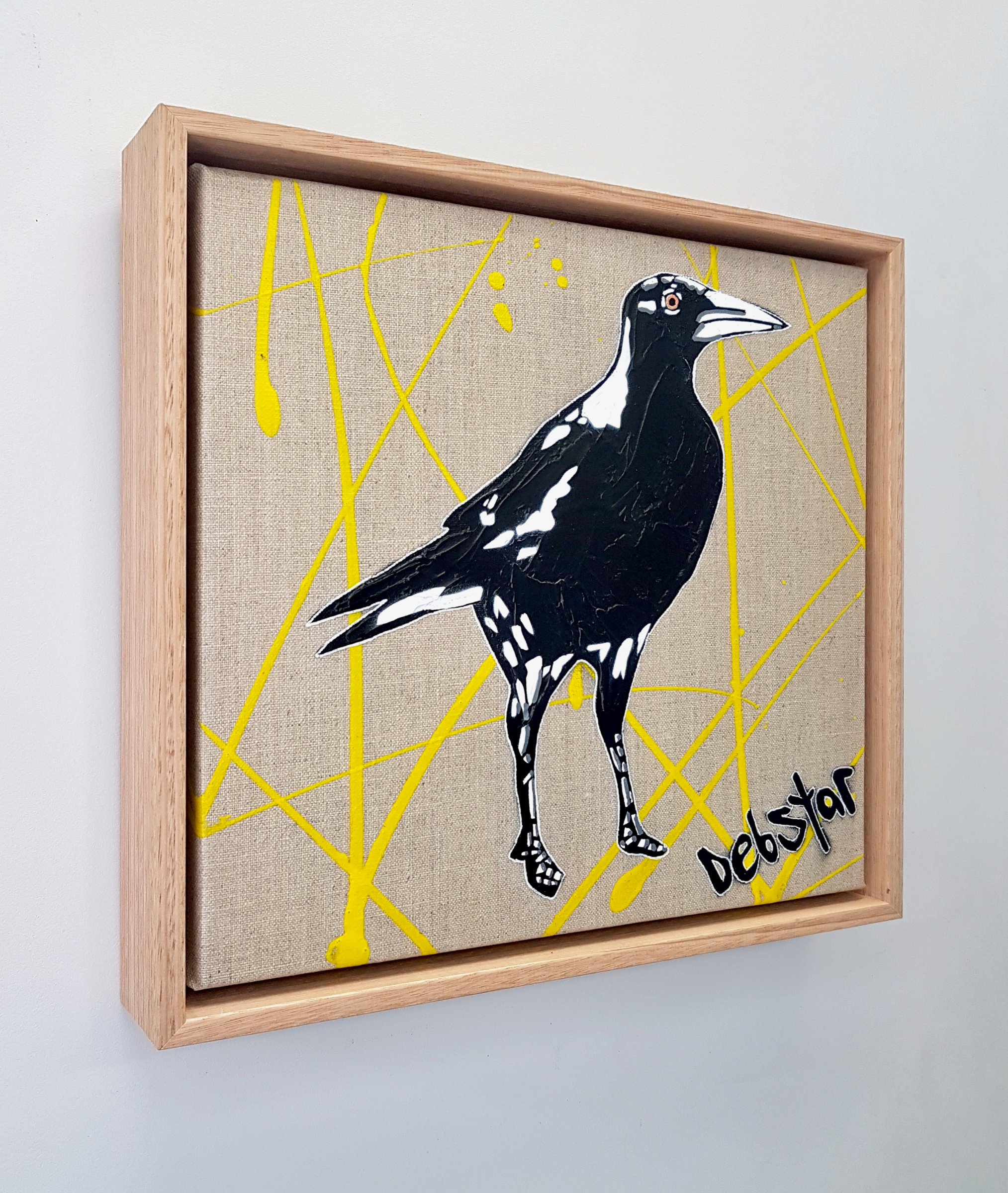 Cheeky Magpie 2 Pop Art Deborah Lang Art Urban Canvas 3