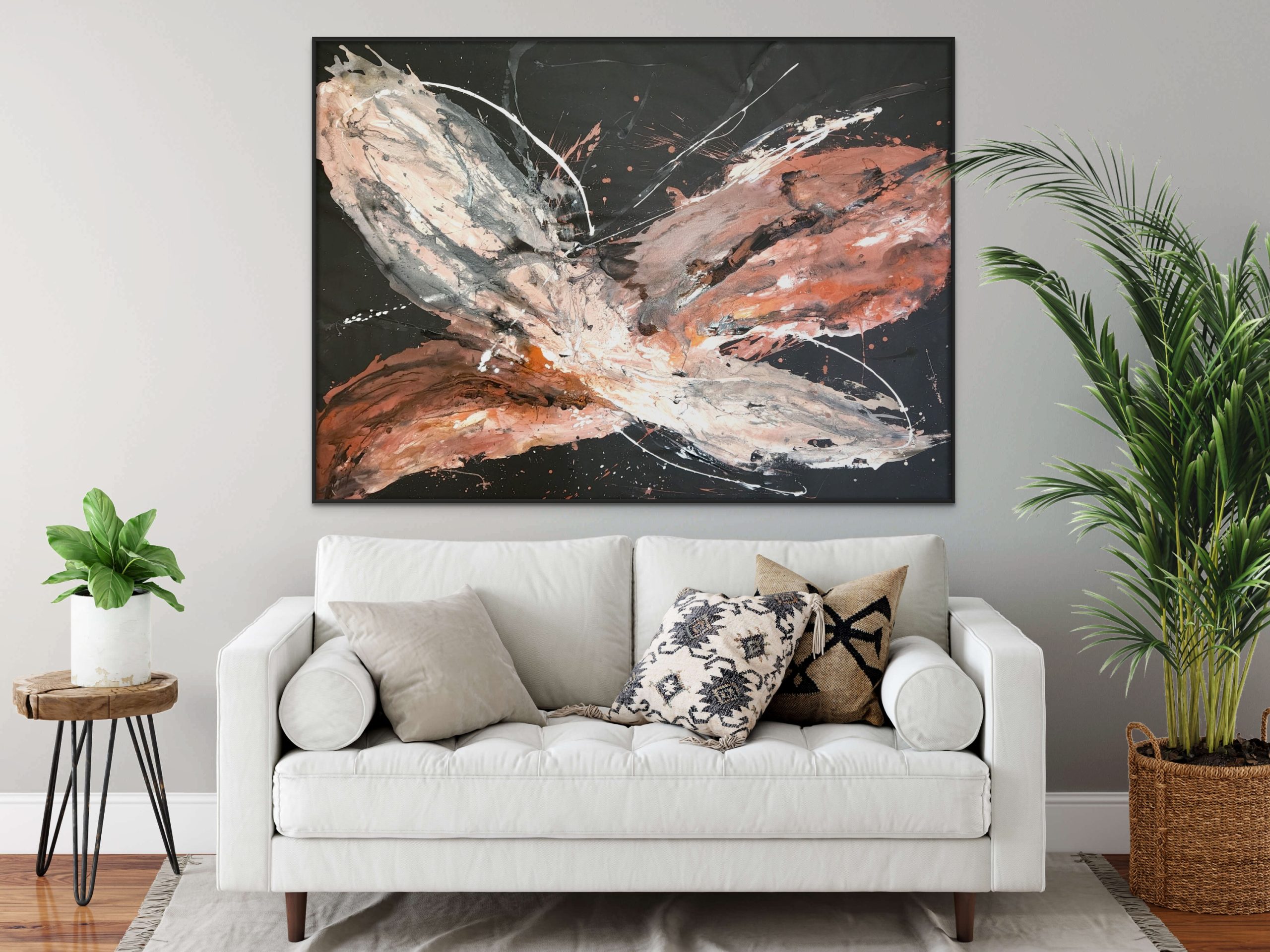Alina Zorkina Abstract Butterflies Large Art