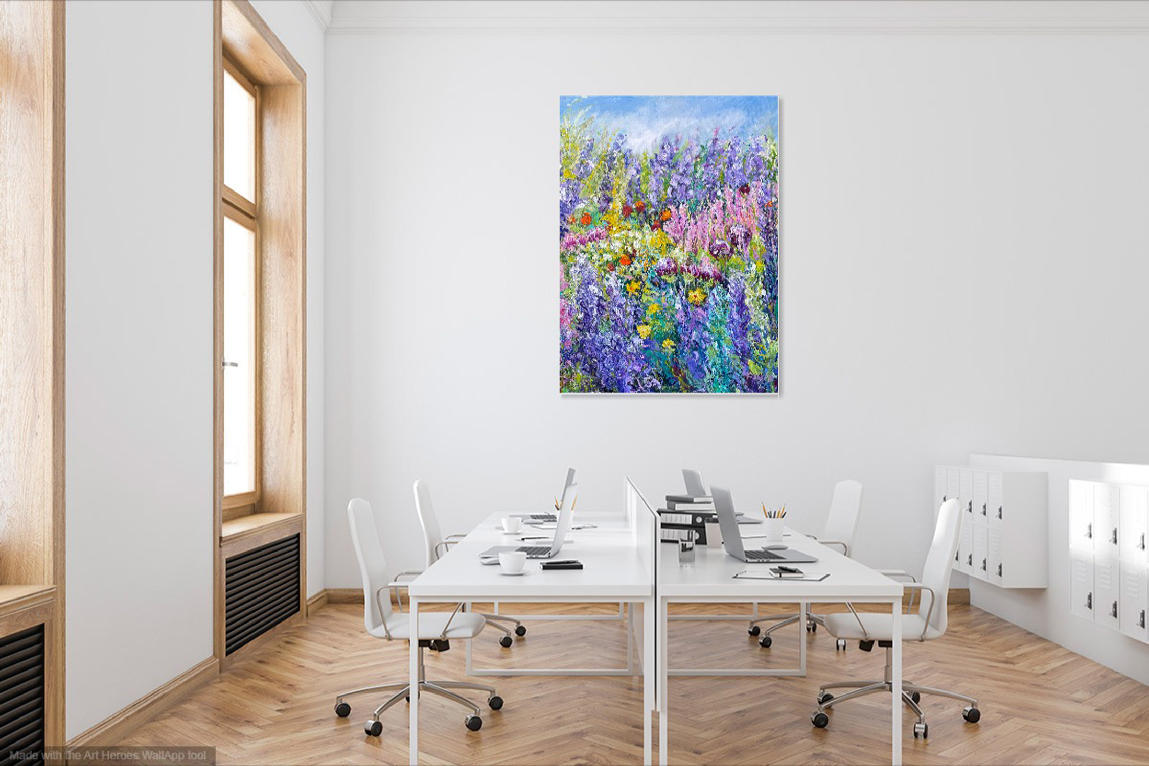 Foxglove, Lavender And Daisies Room View