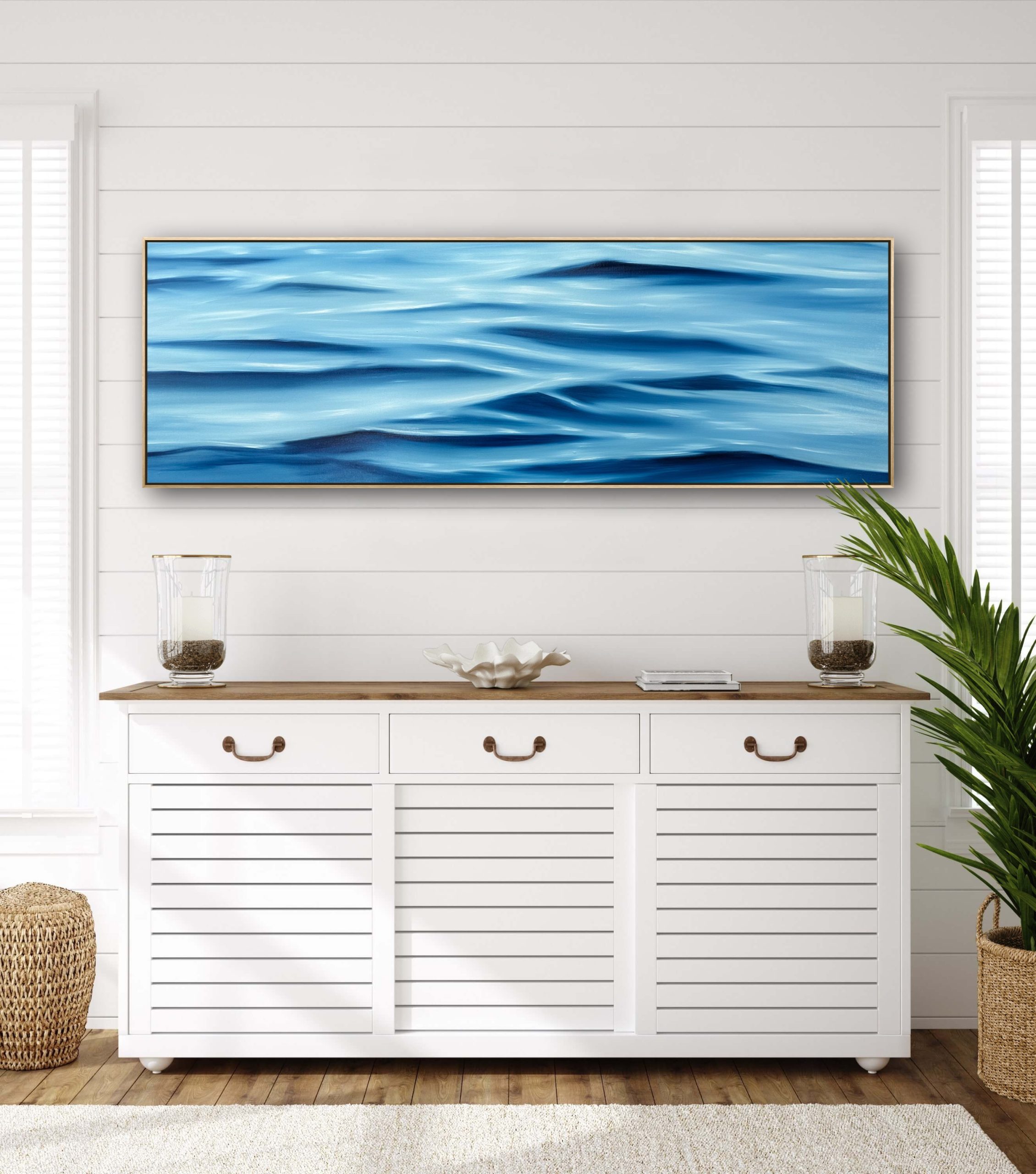 Calm Ocean Sideboard Painting