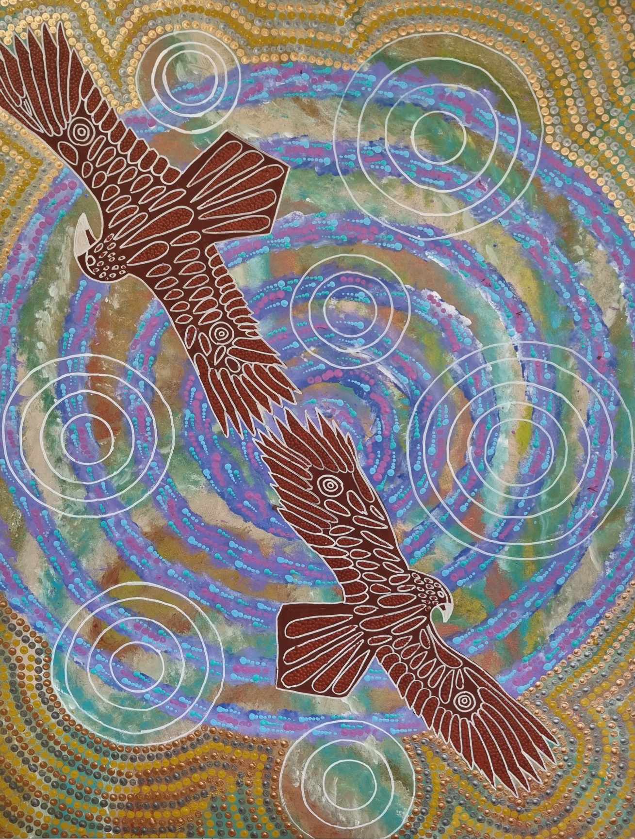 Maliyan - Wedge tail eagle - Art Lovers Australia