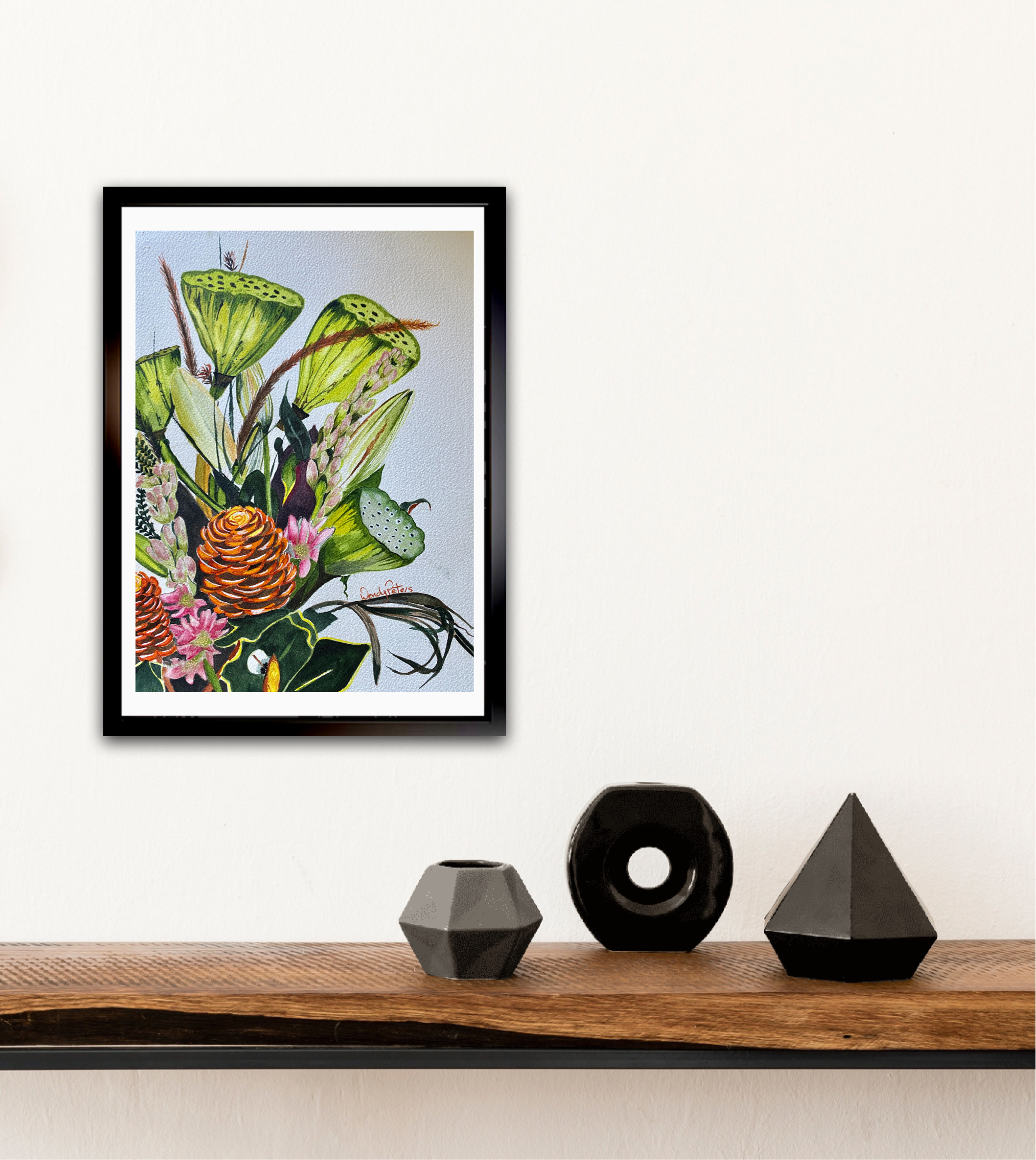 Beehives And Seedpods Insitu2 Wendy Peters