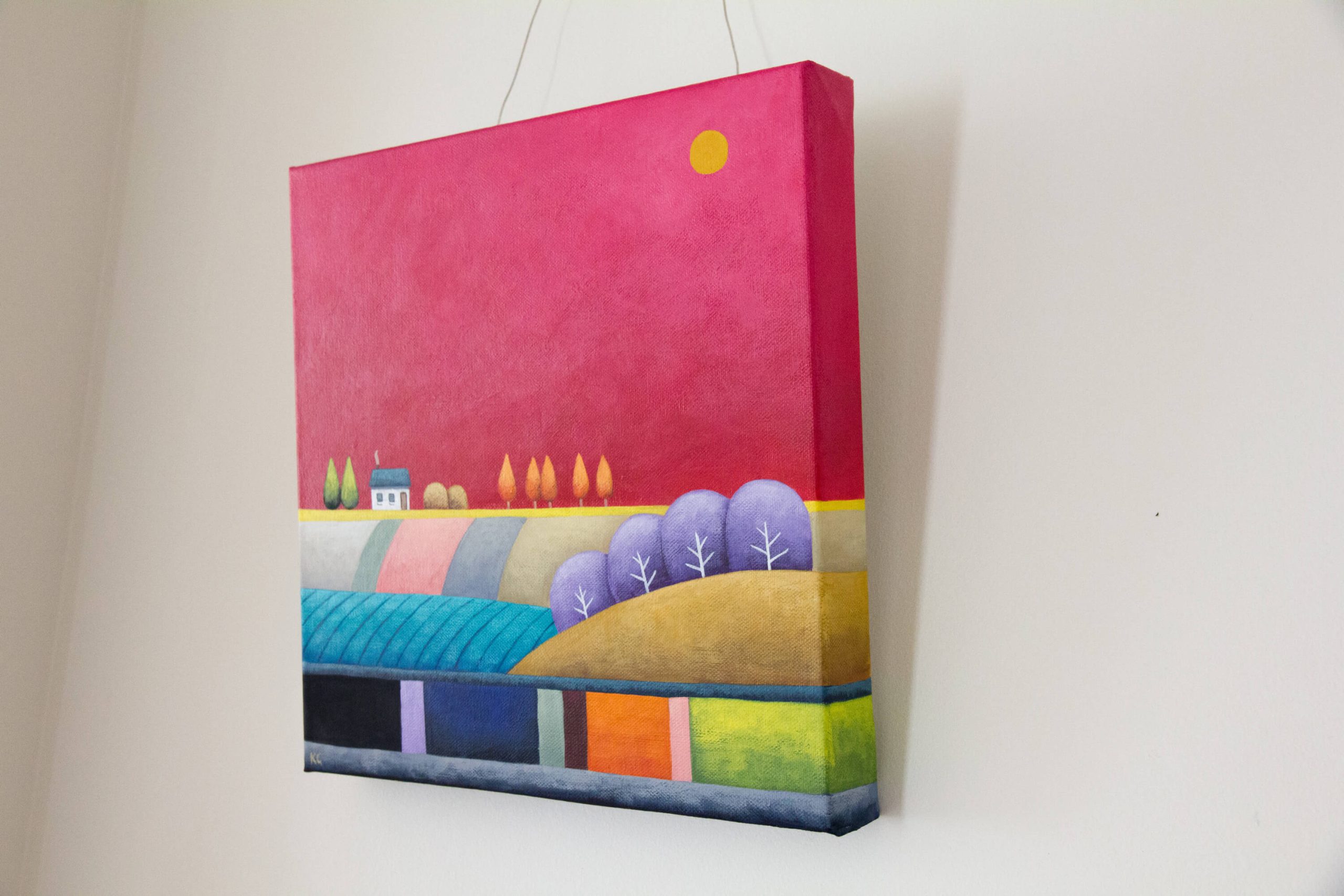 Fun With Fuchsia Square Side2