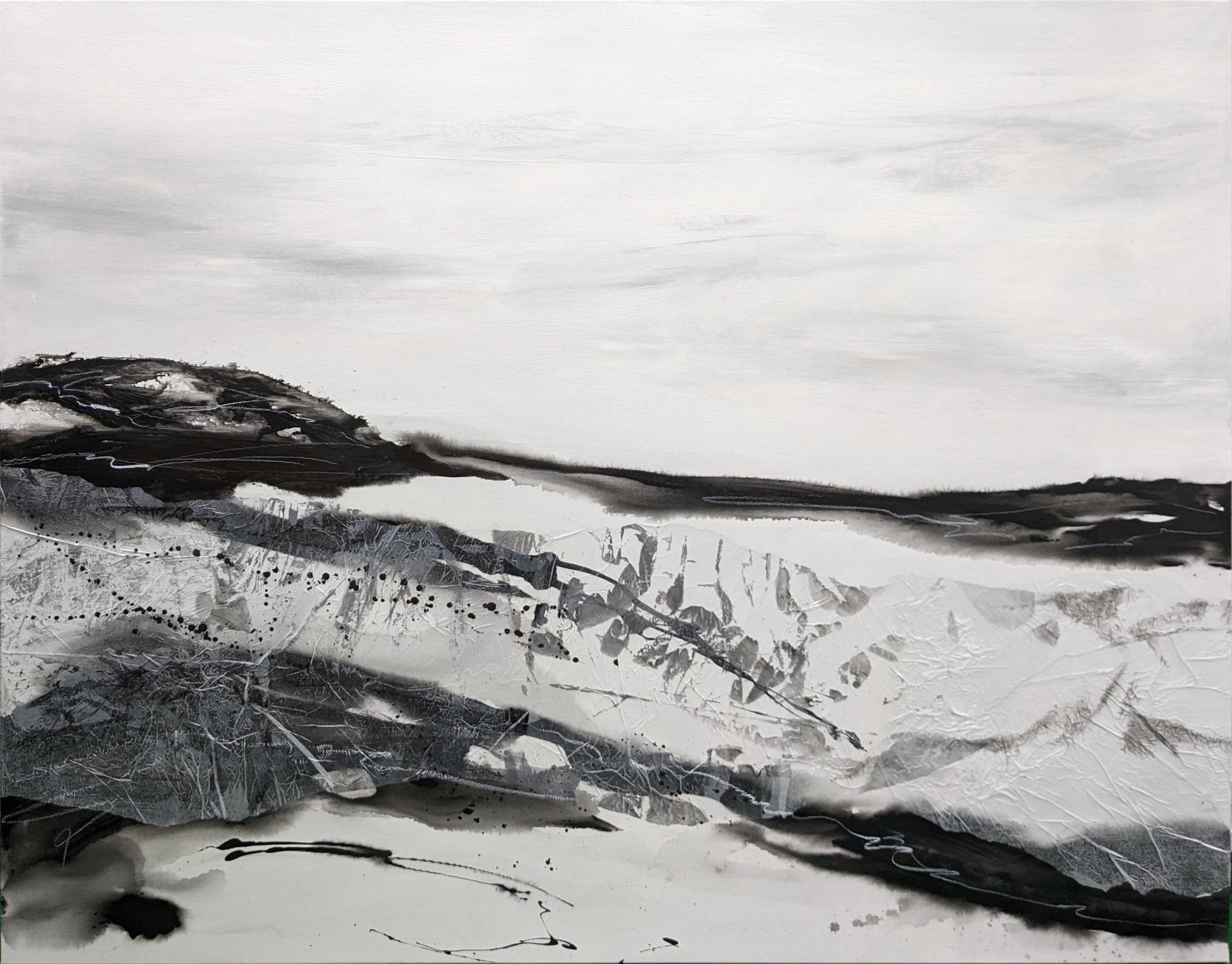 Mono Ebony Ridge S Laurie Franklin - abstract landscapes