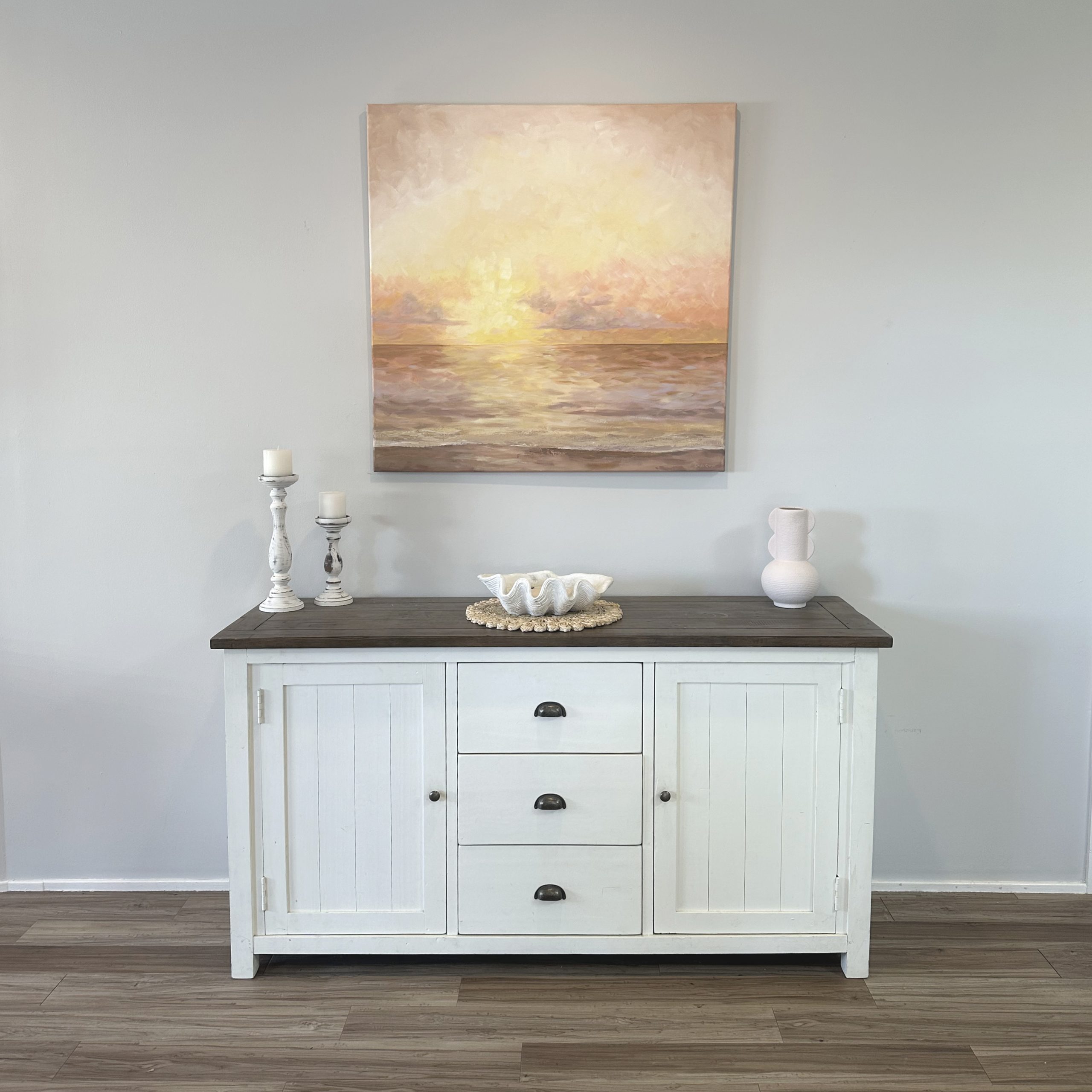 Linda Gregor Acrylic Golden Coastal Impression Interior