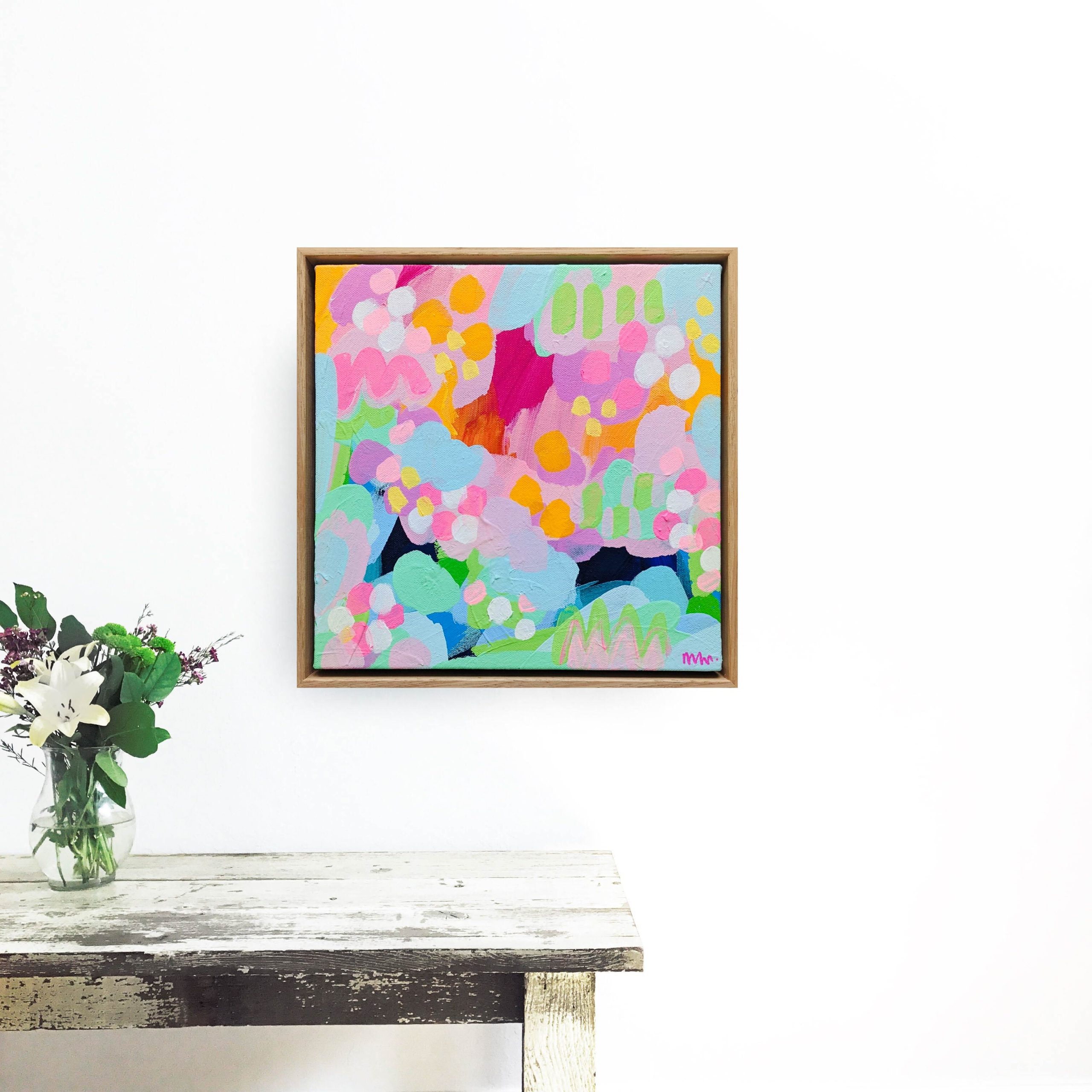 Love Blooms Framed