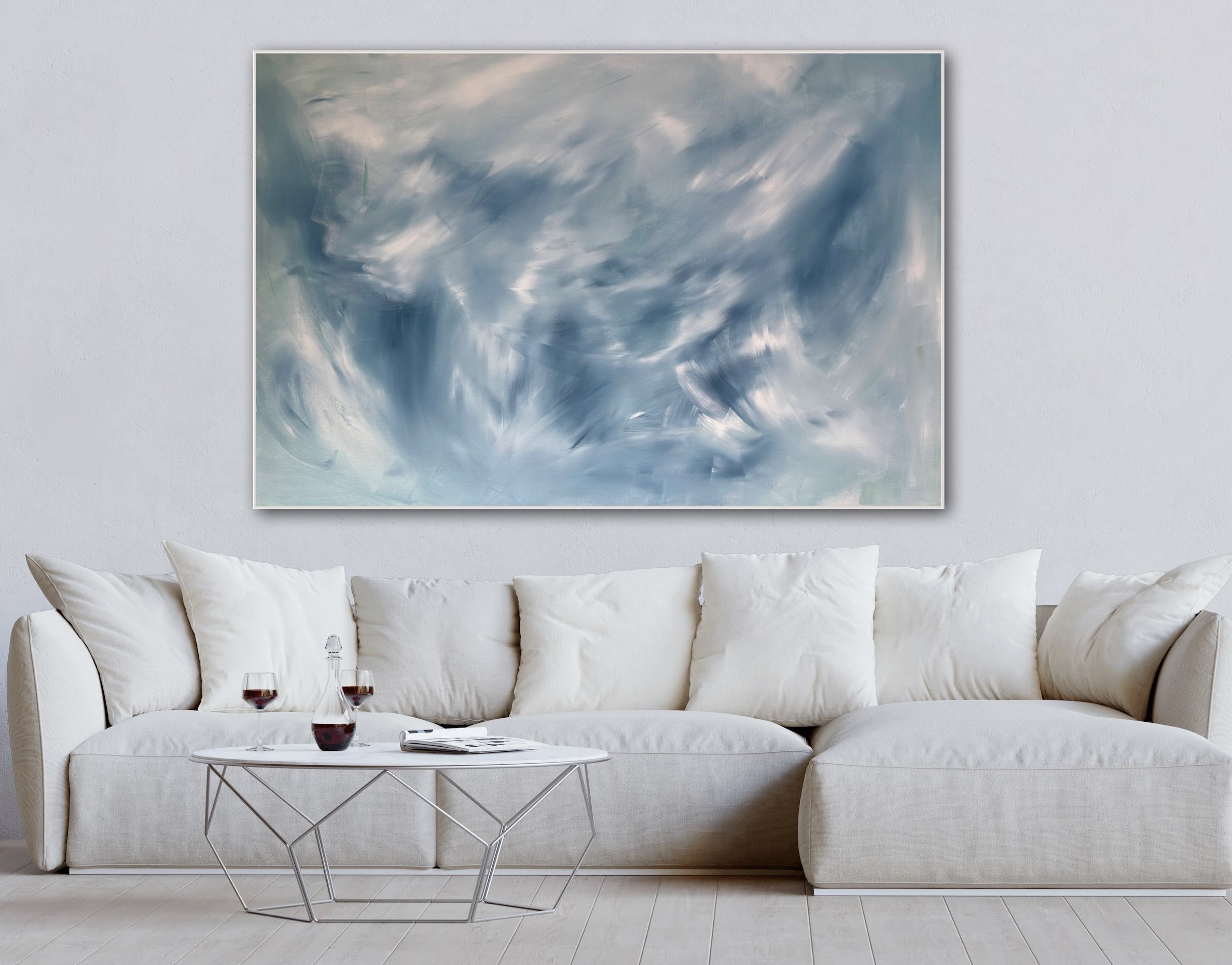 Alanah Jarvis Abstract Art Lounge Room Art