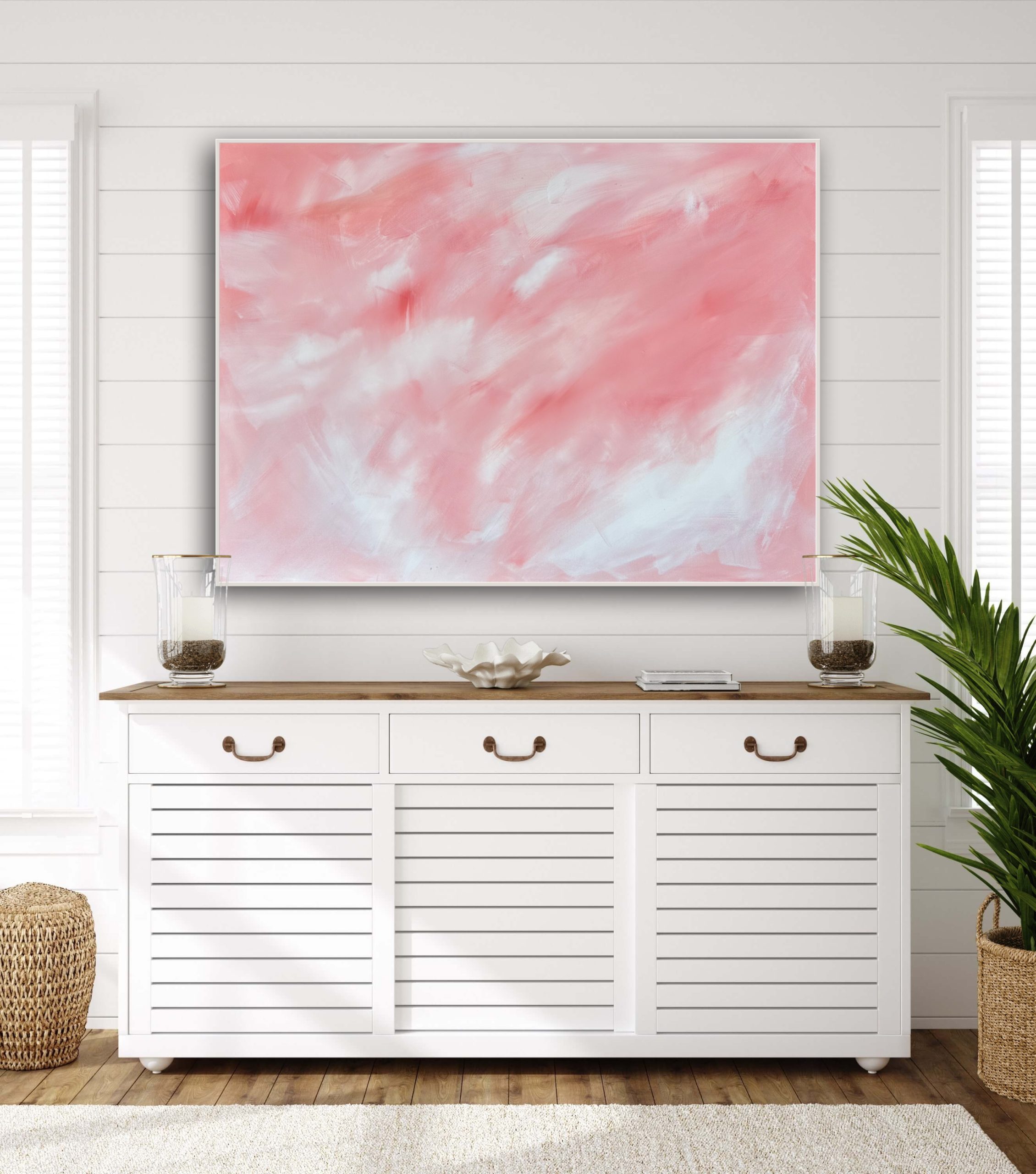 Alanah Jarvis Abstract Art Sideboard