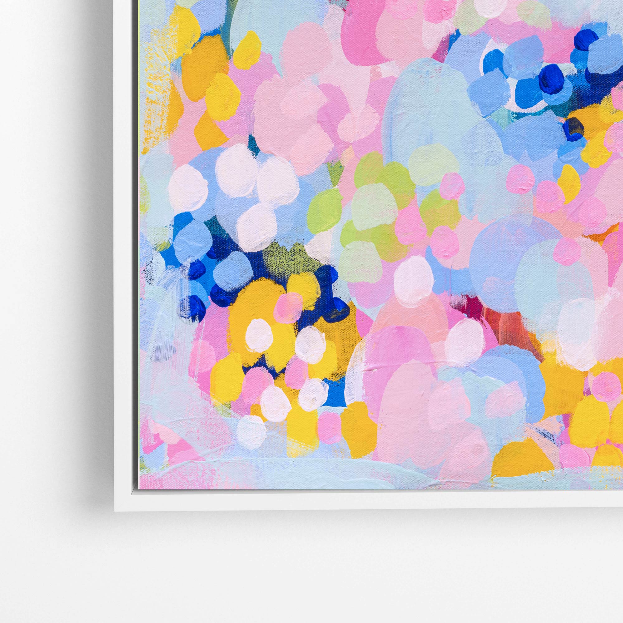 Beach Blossoms White Frame 