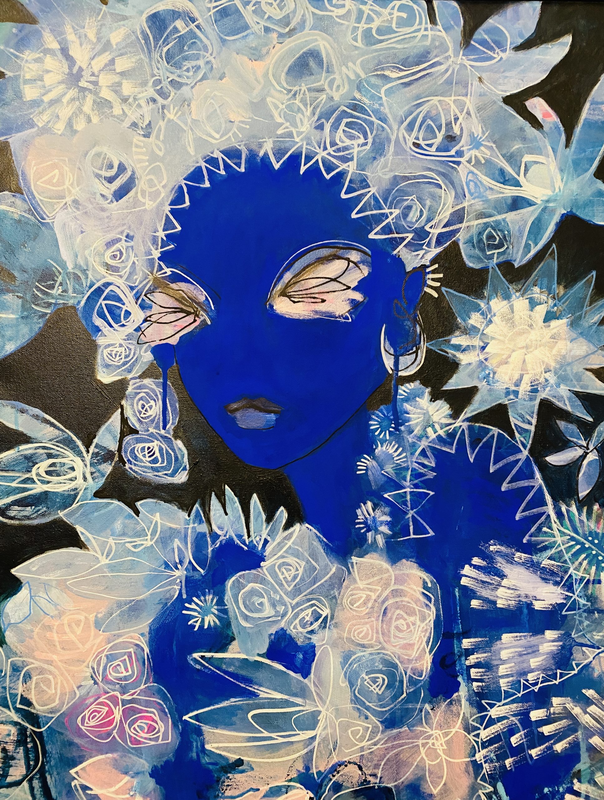 Carita Farrer Spencer Gypsy 123 X 60 Cm Acrylic On Canvas.detail1