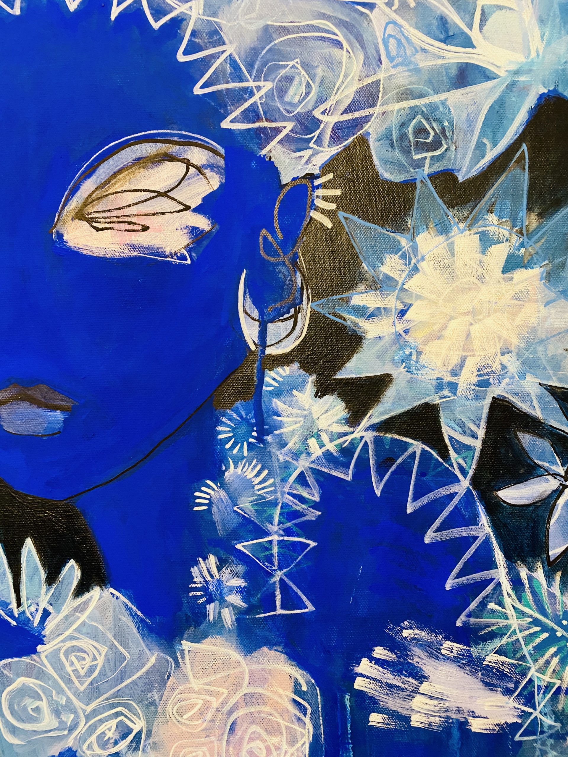 Carita Farrer Spencer Gypsy 123 X 60 Cm Acrylic On Canvas.detail3