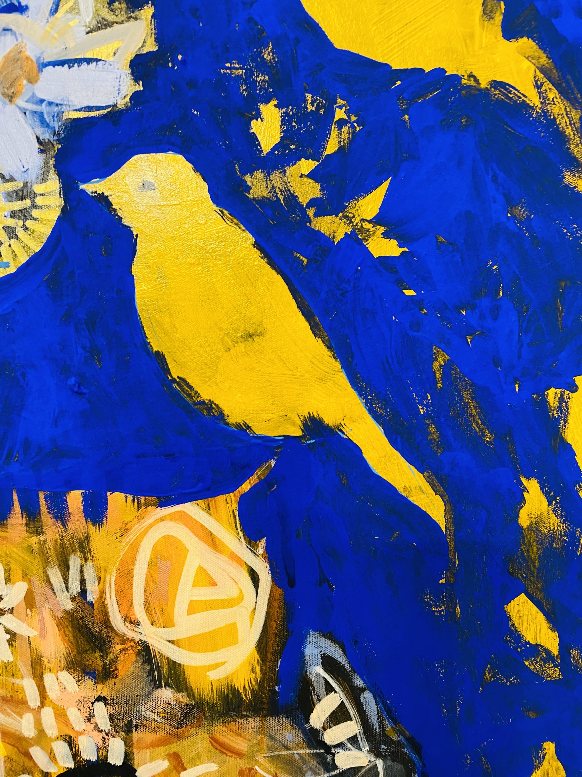 Carita Farrer Spencer Blue Nirvana 100 X 64.5 Cm Acrylic On Canvas.detail1