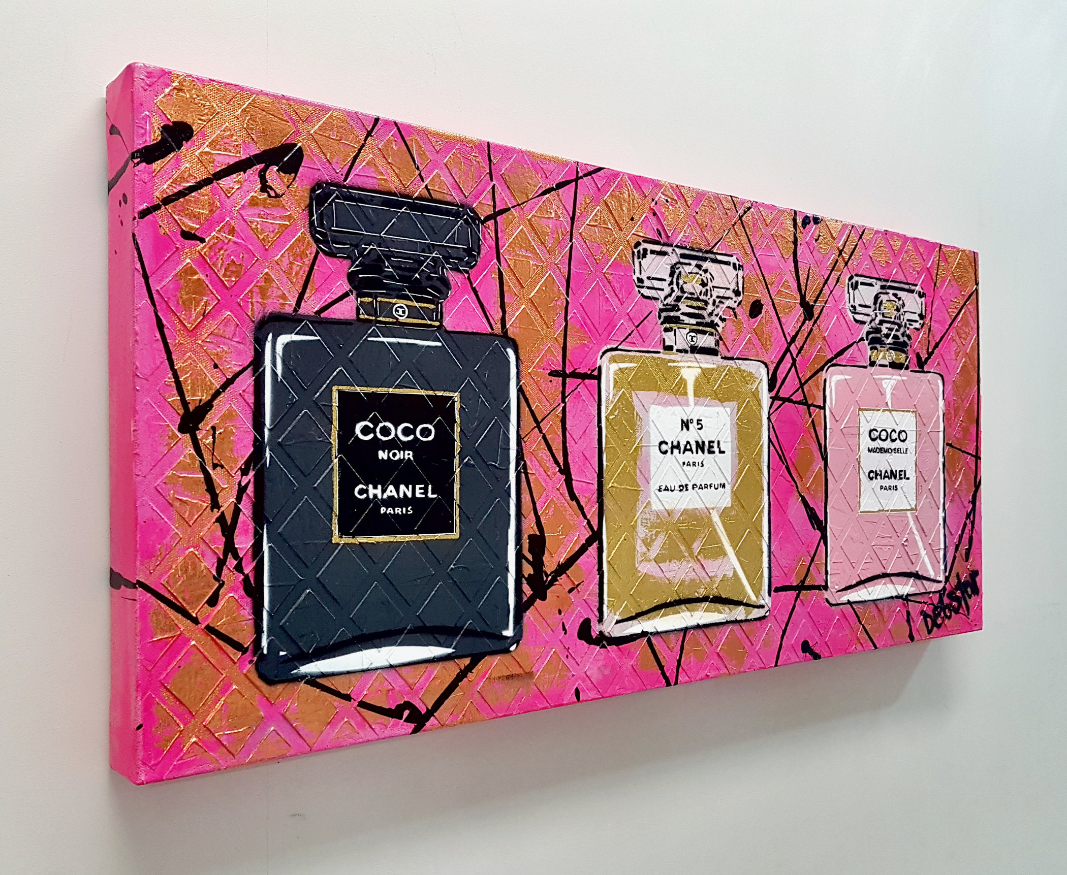 Coco Chanel Perfume Collection Pink - Art Lovers Australia