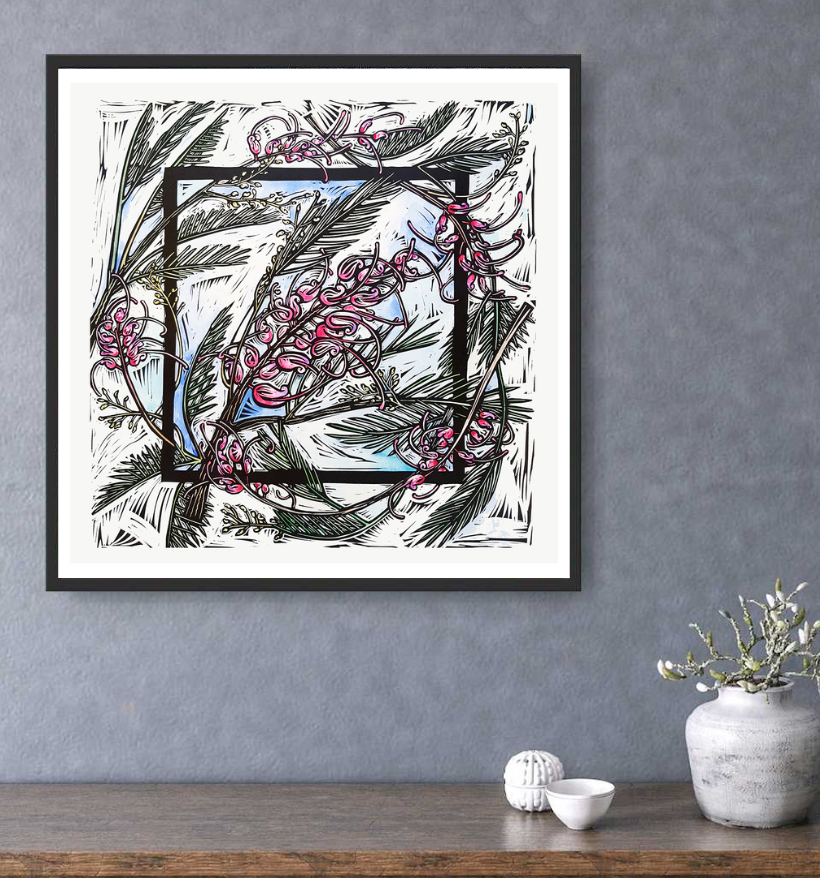 Grevillea Plurijuga By Nicola Cowie In Situ