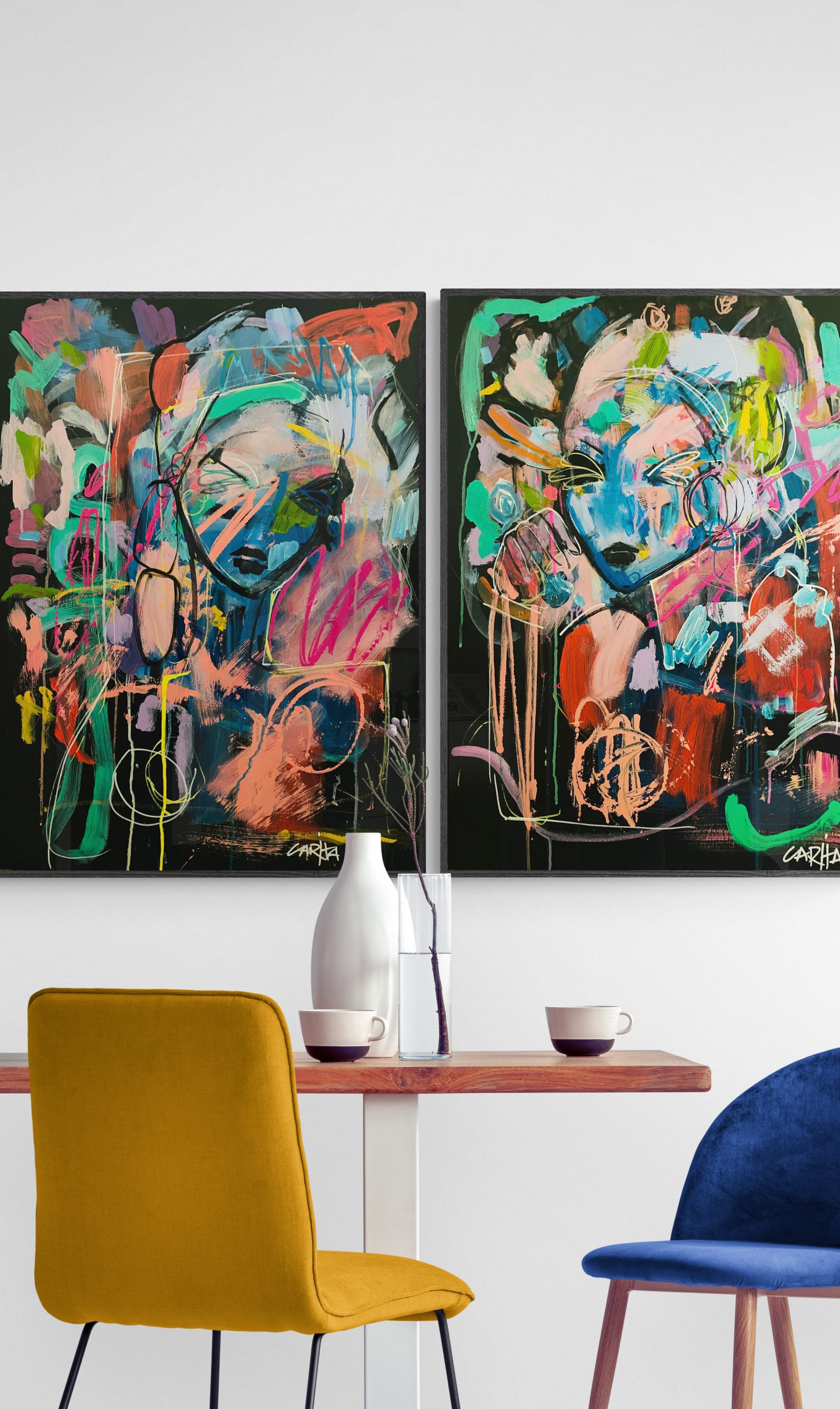 Carita Farrer Spencer Proud Queen #1 & #2 Isitu Table