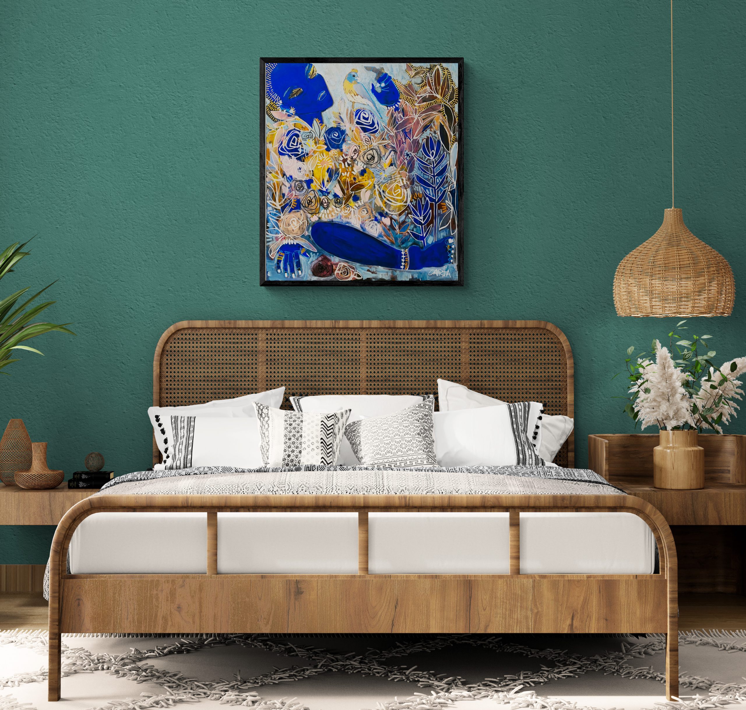 Carita Farrer Spencer Boho Bird Bedroom Copy