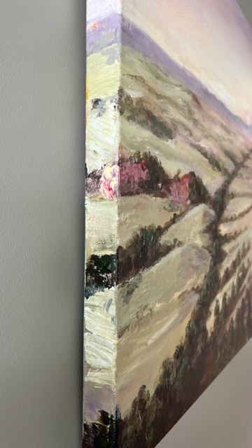 The Evening Light On The Cliff Edge