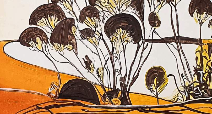 Outback Landscapes Billabong Treetops 2