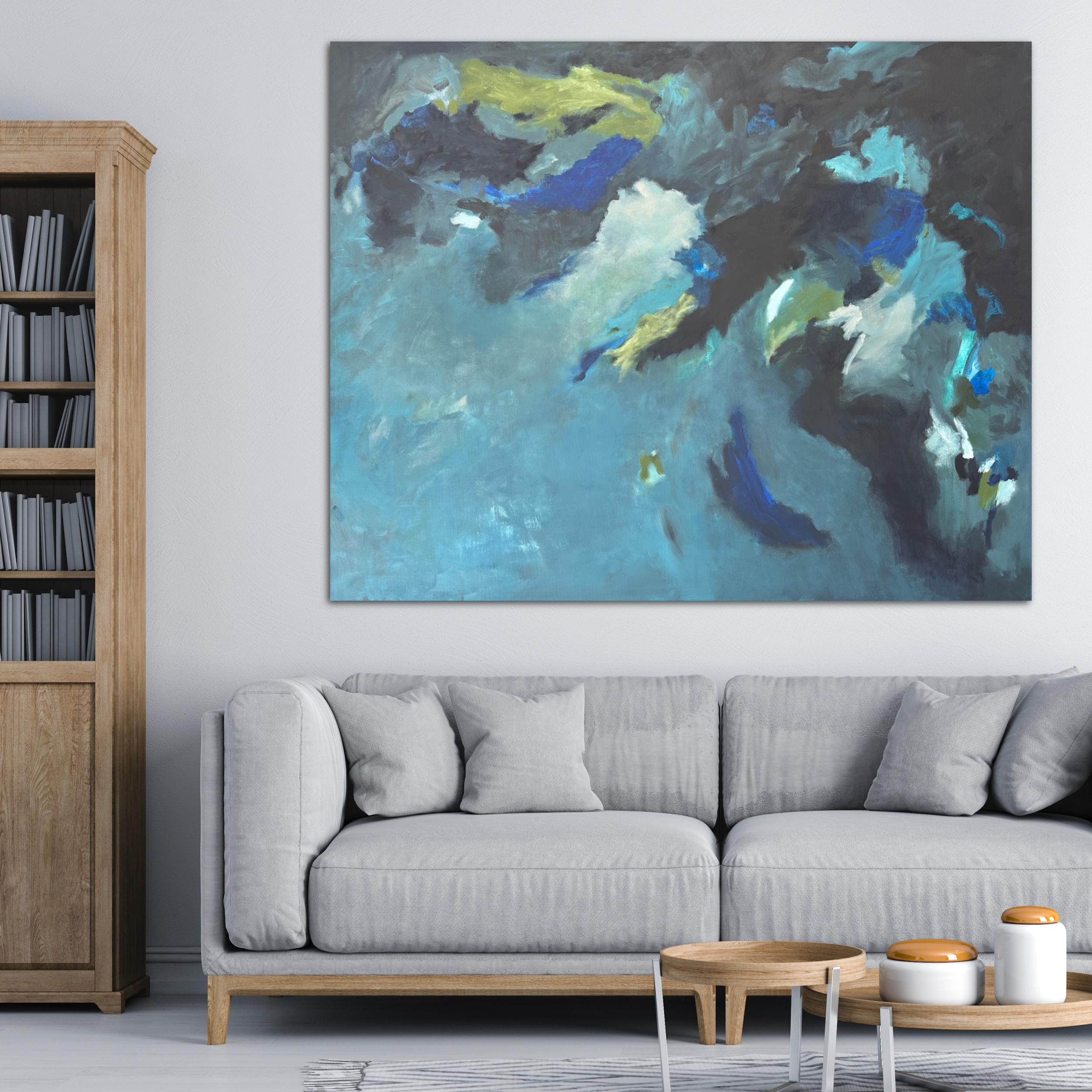 3d Render Of Beautiful Clean Interior